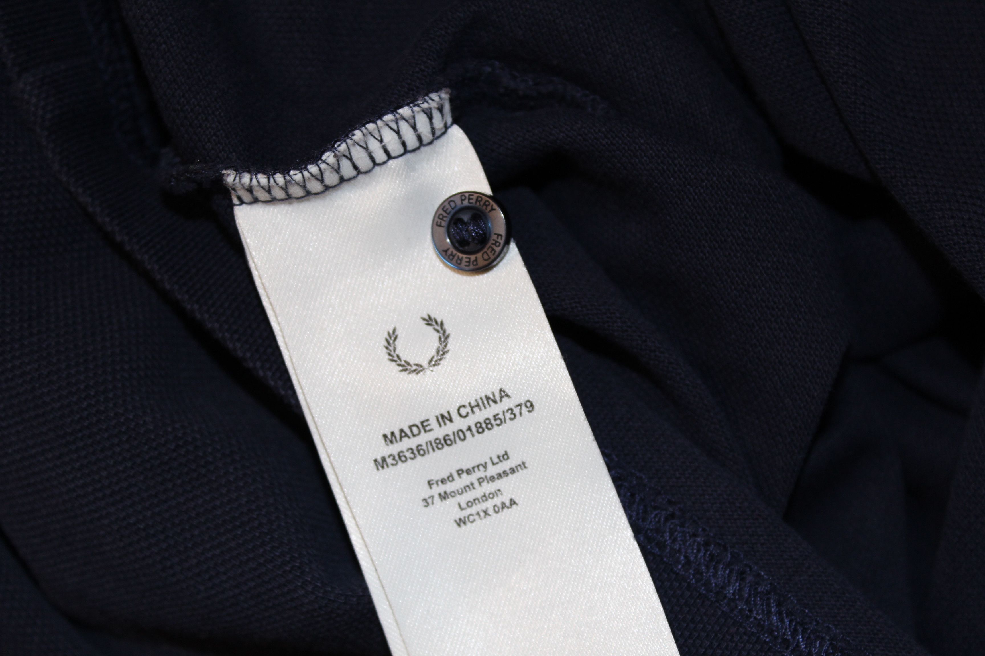 Fred Perry Fred Perry Long Sleeve Black Polo Shirt Size US XXL / EU 58 / 5 - 8 Thumbnail