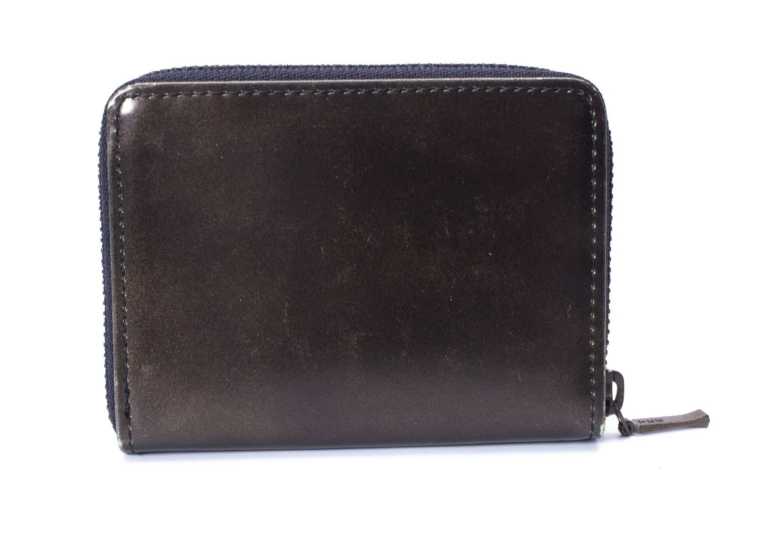 Jean Paul Gaultier Embossed Logo Zip Coin Case in Charcoal Size ONE SIZE - 2 Thumbnail