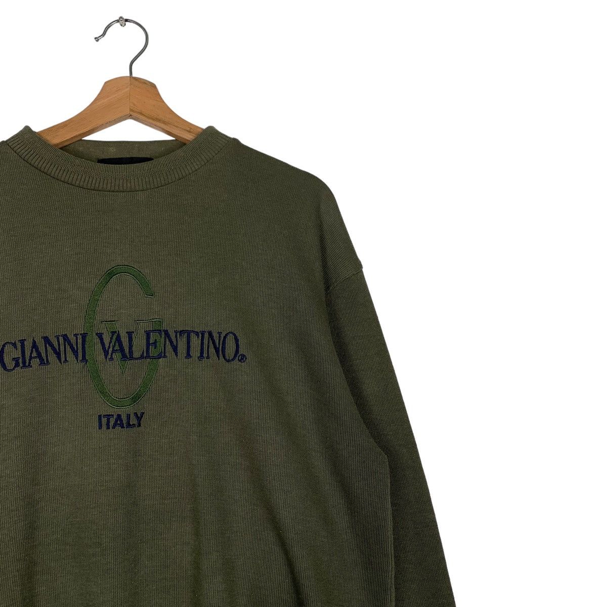 Gianni Valentino GIANNI VALENTINO Embroidery Big Logo Sweatshirts #0618-C29 Size US L / EU 52-54 / 3 - 4 Thumbnail