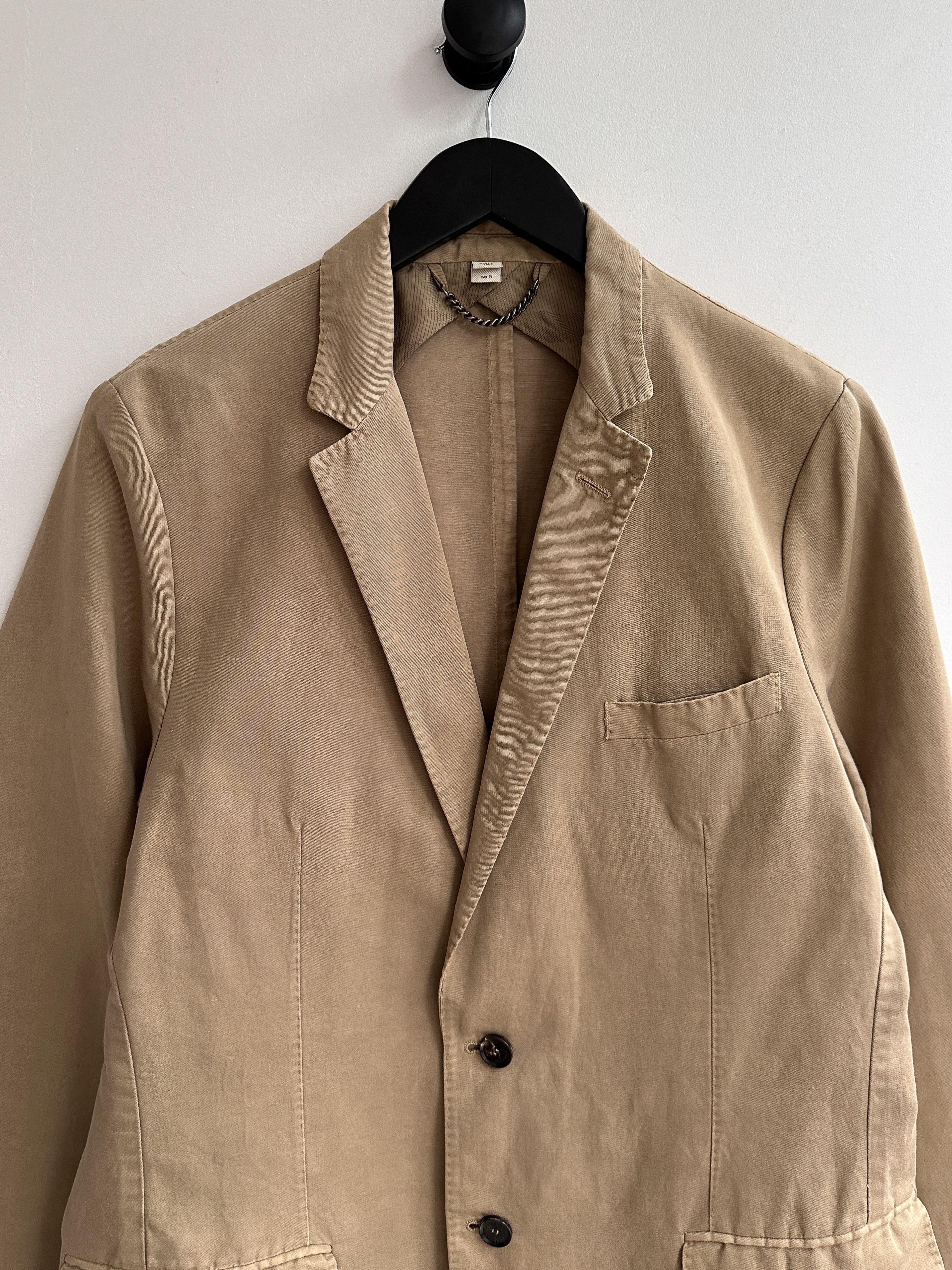Burberry Burberry Beige Blazer Jacket Size 50R - 4 Thumbnail