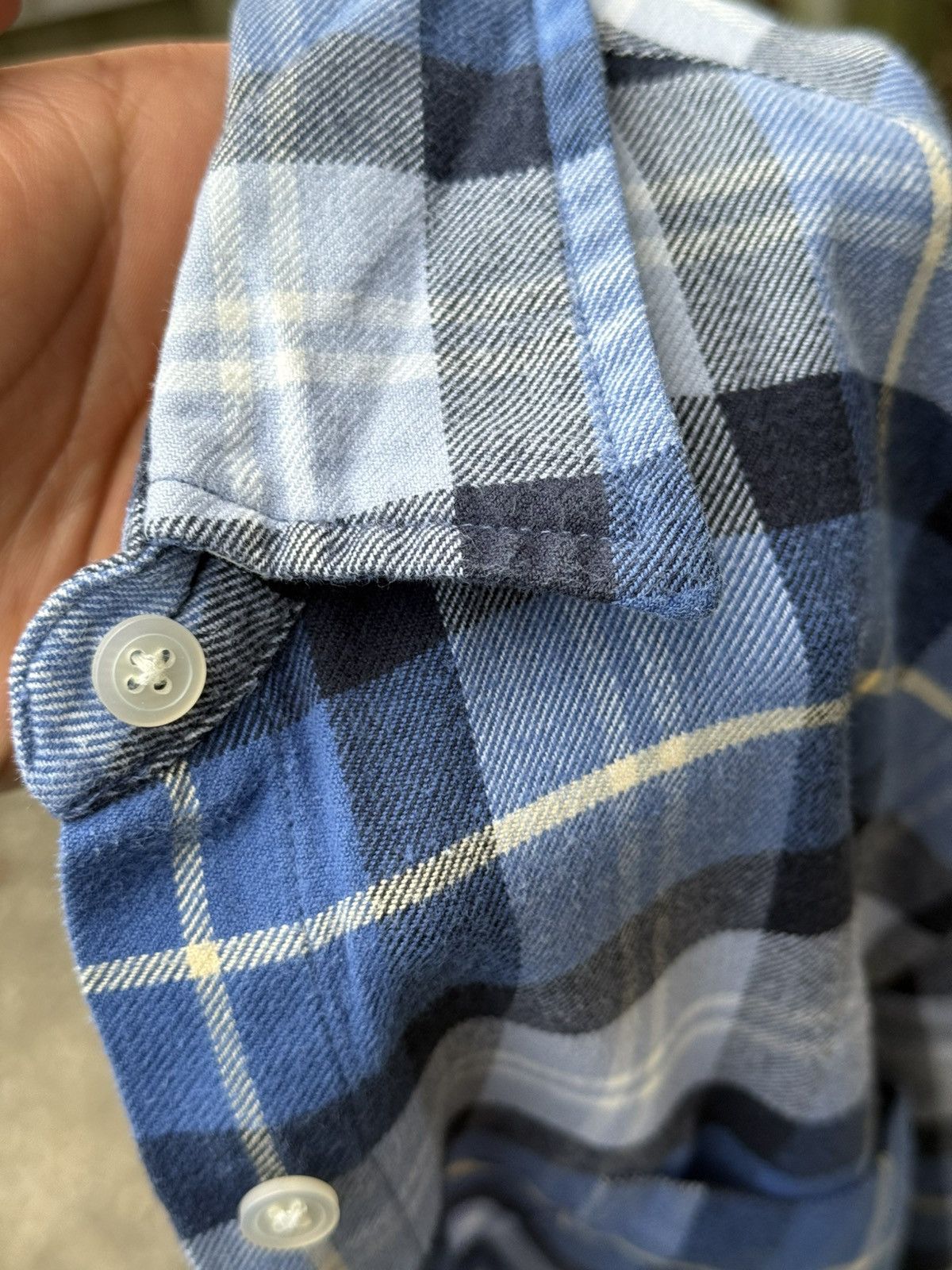 Pendleton Vtg Plaid Gingham Button-Down Cotton Flannel Shirt Size L / US 10 / IT 46 - 5 Thumbnail
