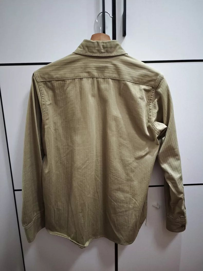 The Real McCoy's THE REAL McCOY'S M-38 KHAKI SHIRT - A khaki-colored militar Size US S / EU 44-46 / 1 - 2 Thumbnail