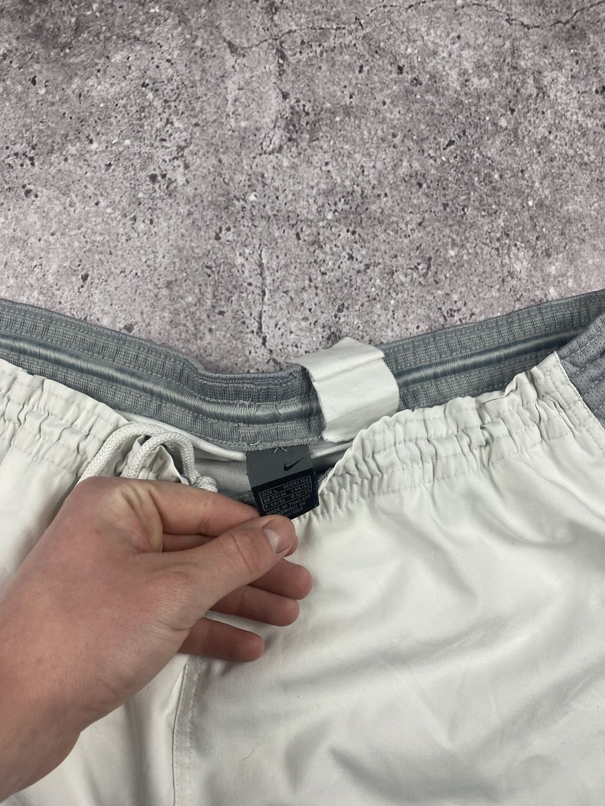Nike × Vintage Vintage Nike 00’s Y2K Tn DRILL baggy shorts Size US 34 / EU 50 - 3 Thumbnail