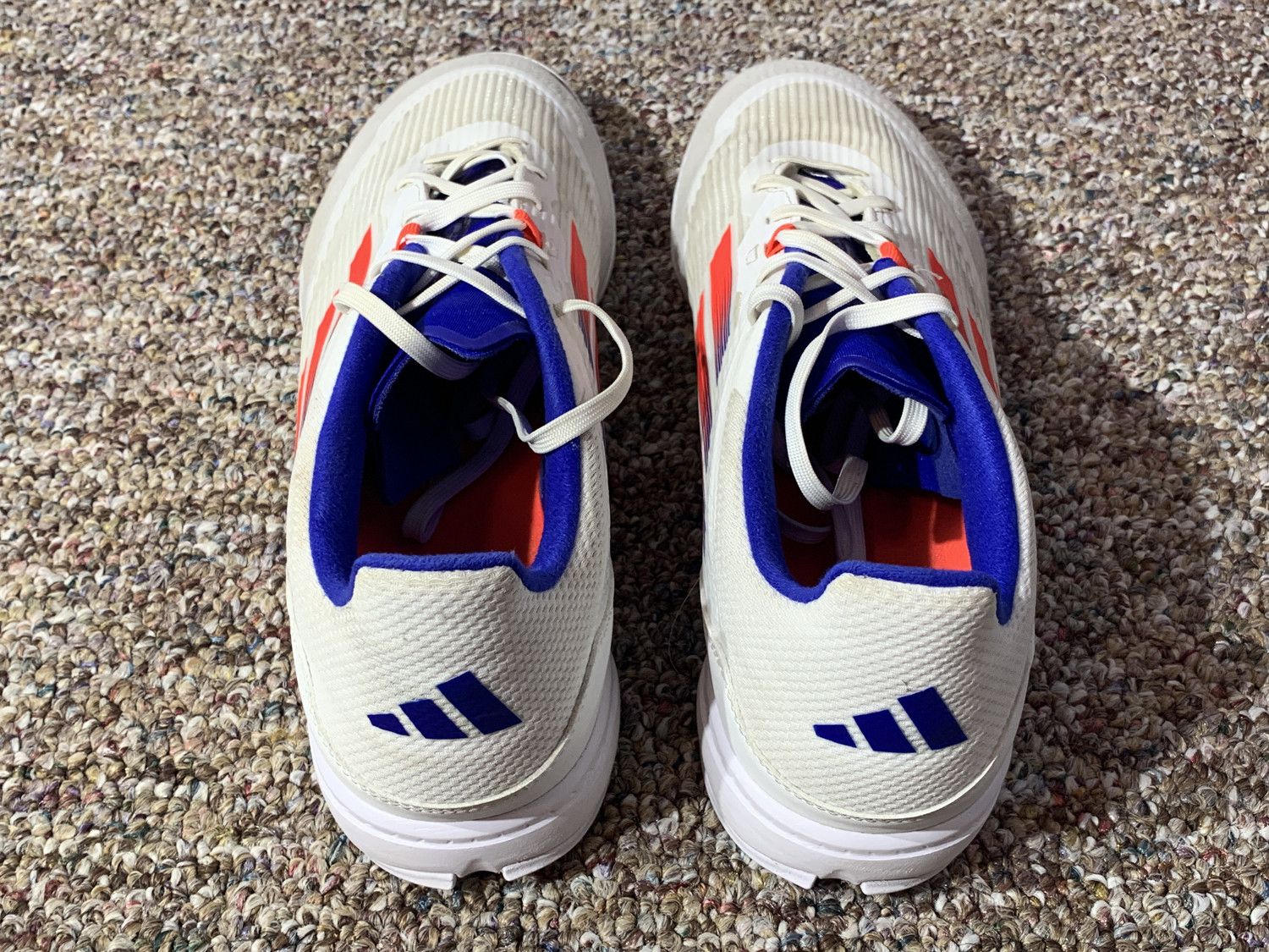 Adidas Adidas F50 League Indoor White Blue Red IF1395 Men's Size 11 Size US 11 / EU 44 - 4 Thumbnail