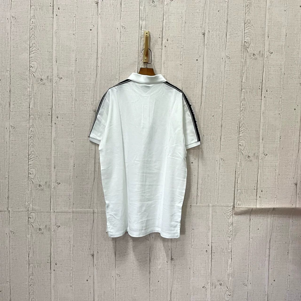 Burberry Burberry White Logo Stripe Polo Shirt Size US S / EU 44-46 / 1 - 2 Thumbnail