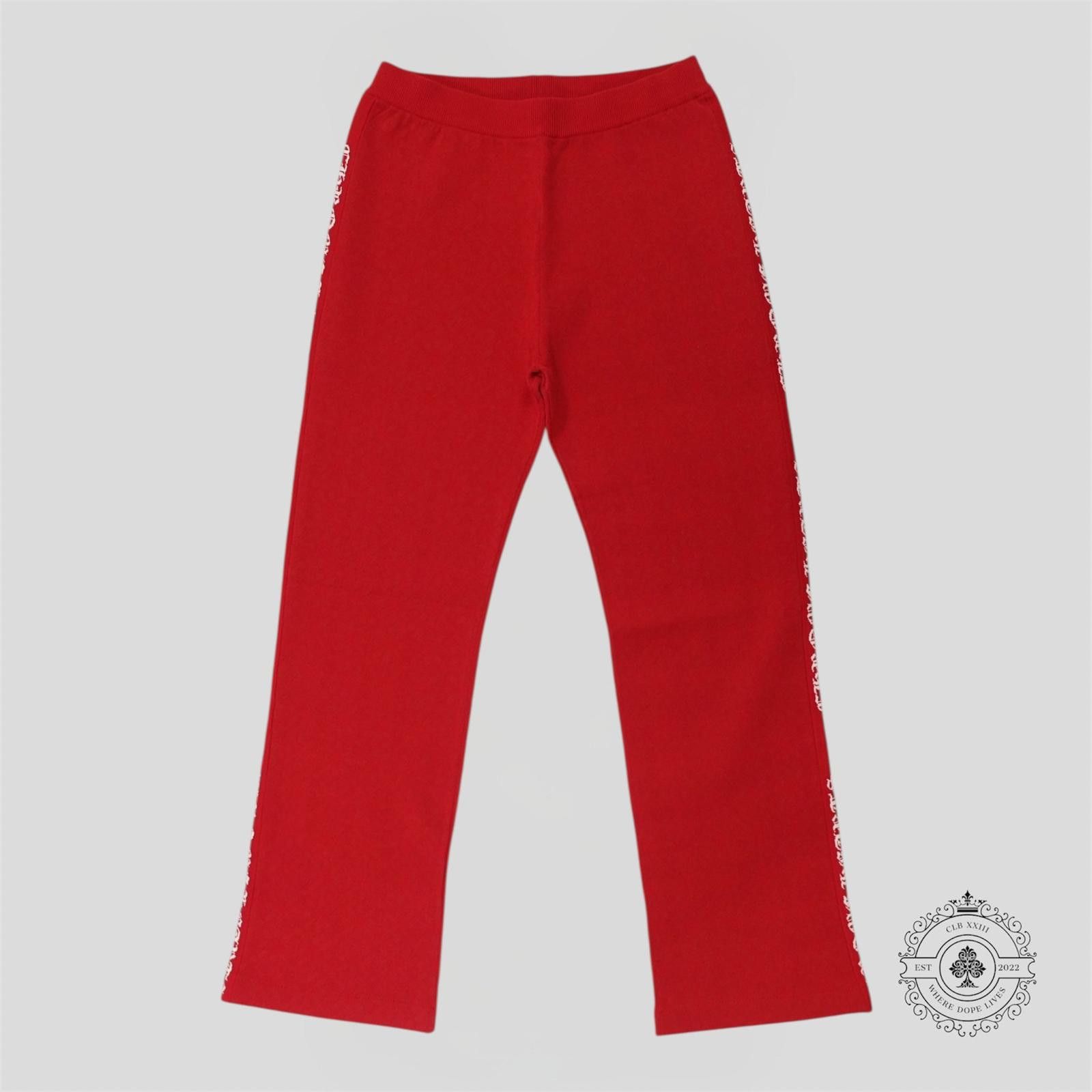 Chrome Hearts Chrome Hearts Plus Jacquard Pants in Red Size ONE SIZE - 1 Thumbnail