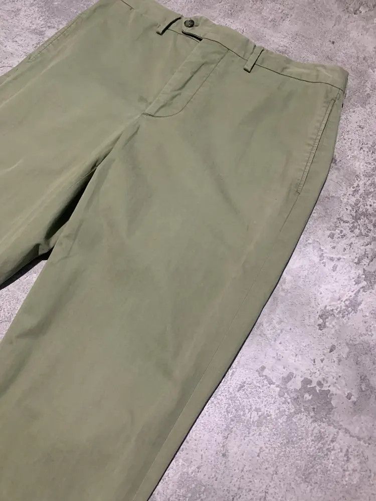 Officine Generale 'paul' pant it cotton Linen army green pants Size US 30 / EU 46 - 2 Thumbnail