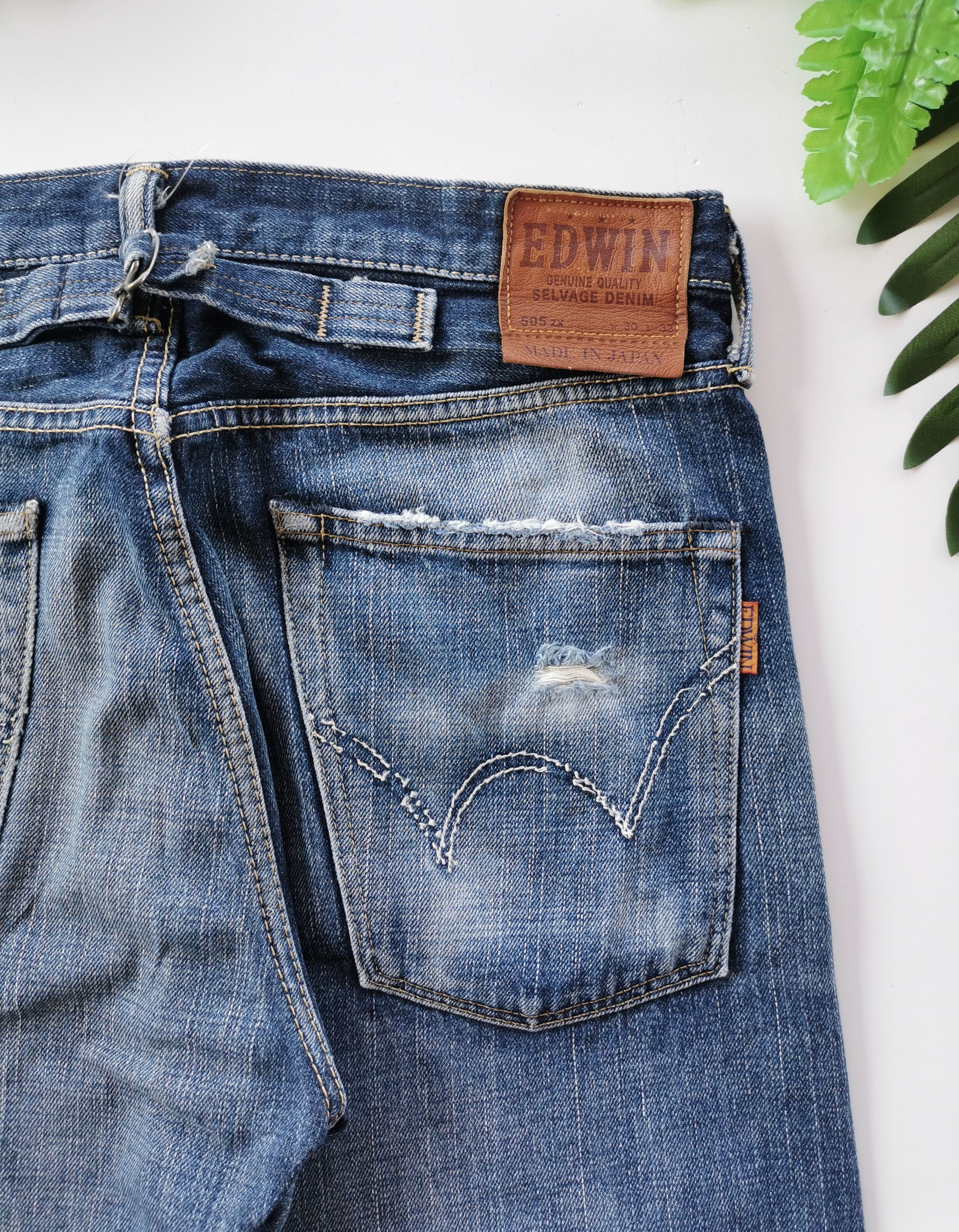 Edwin Edwin 505 zx Selvedge Denim Jeans Size US 32 / EU 48 - 5 Thumbnail
