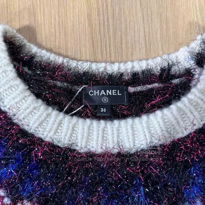 Chanel Chanel Autumn and winter colourful shiny cashmere short sl Size XS / US 0-2 / IT 36-38 - 4 Thumbnail