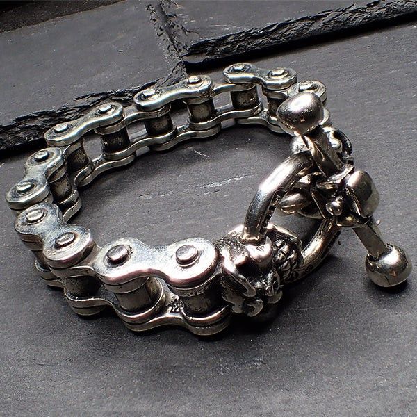 Other Travis Walker Drive Chain Custom Silver Bracelet Serial Size ONE SIZE - 9 Thumbnail