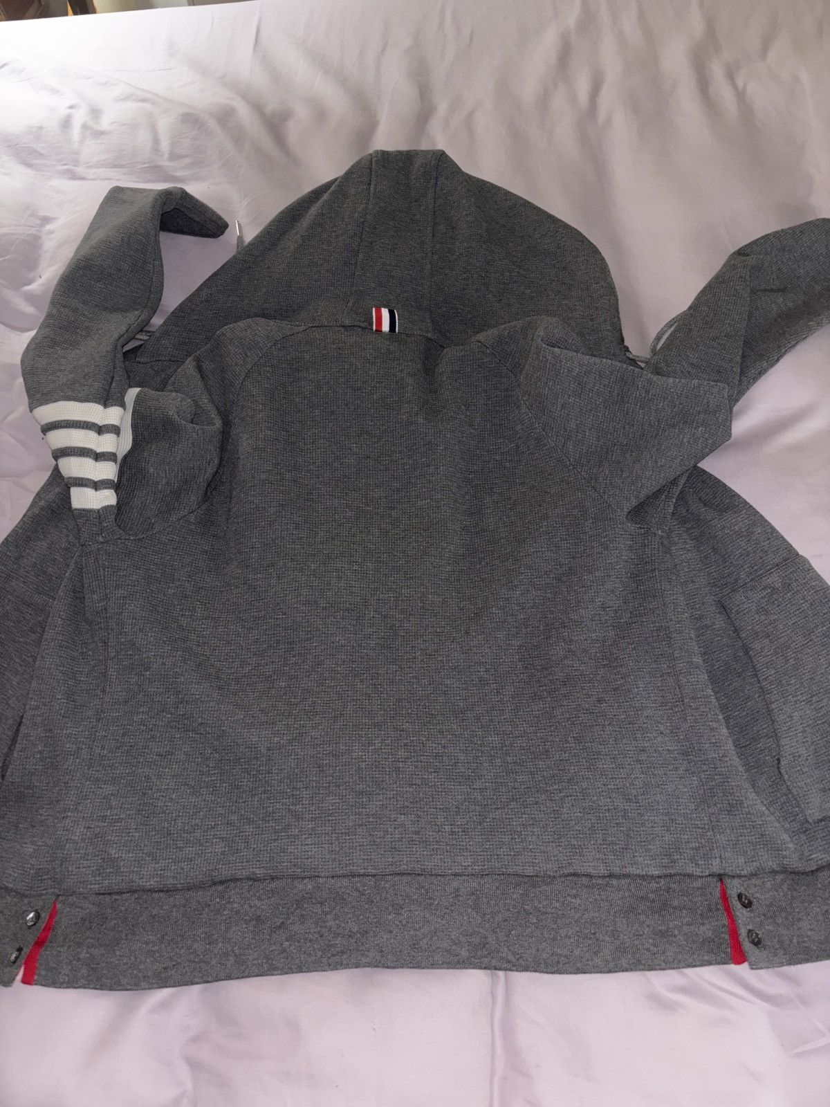 Thom Browne Thom browne three bar hoodie Size US M / EU 48-50 / 2 - 4 Thumbnail