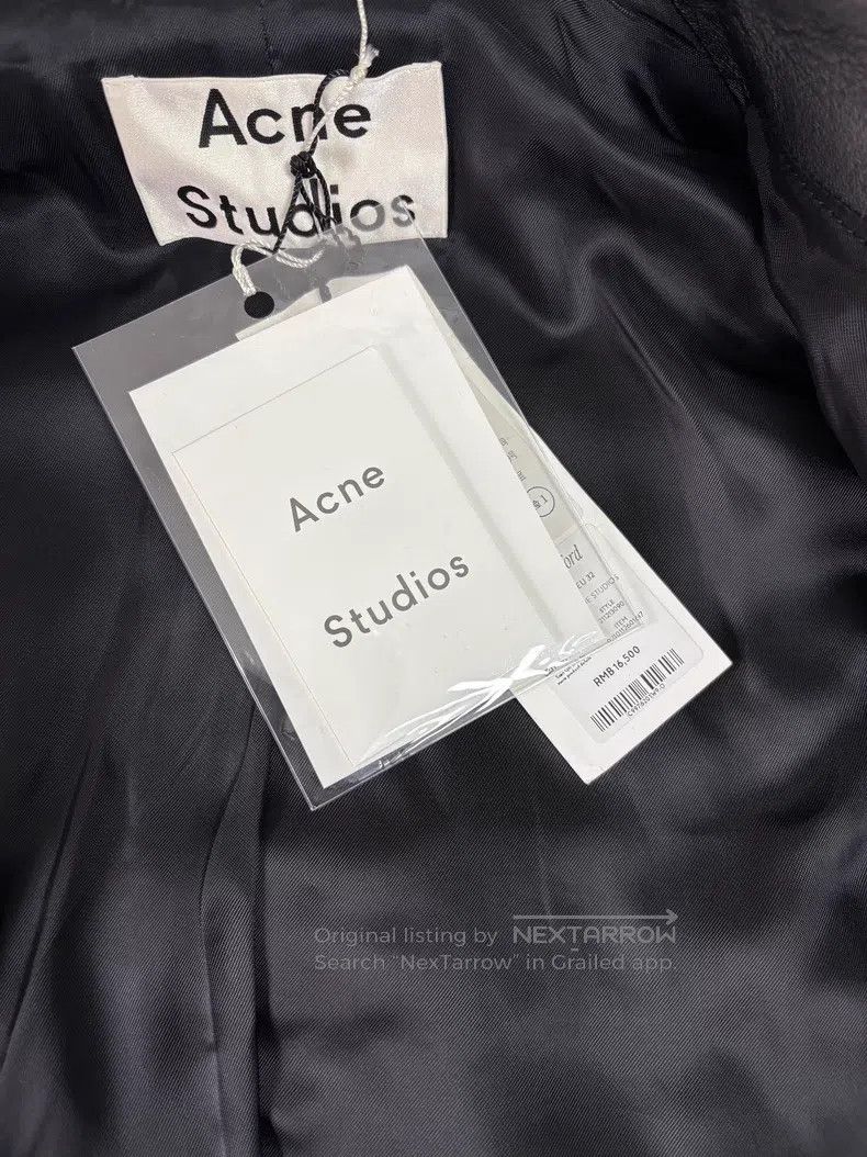 Acne Studios Acne Studios Women's Biker Leather Jacket Size 4XL / US 24-26 - 8 Thumbnail