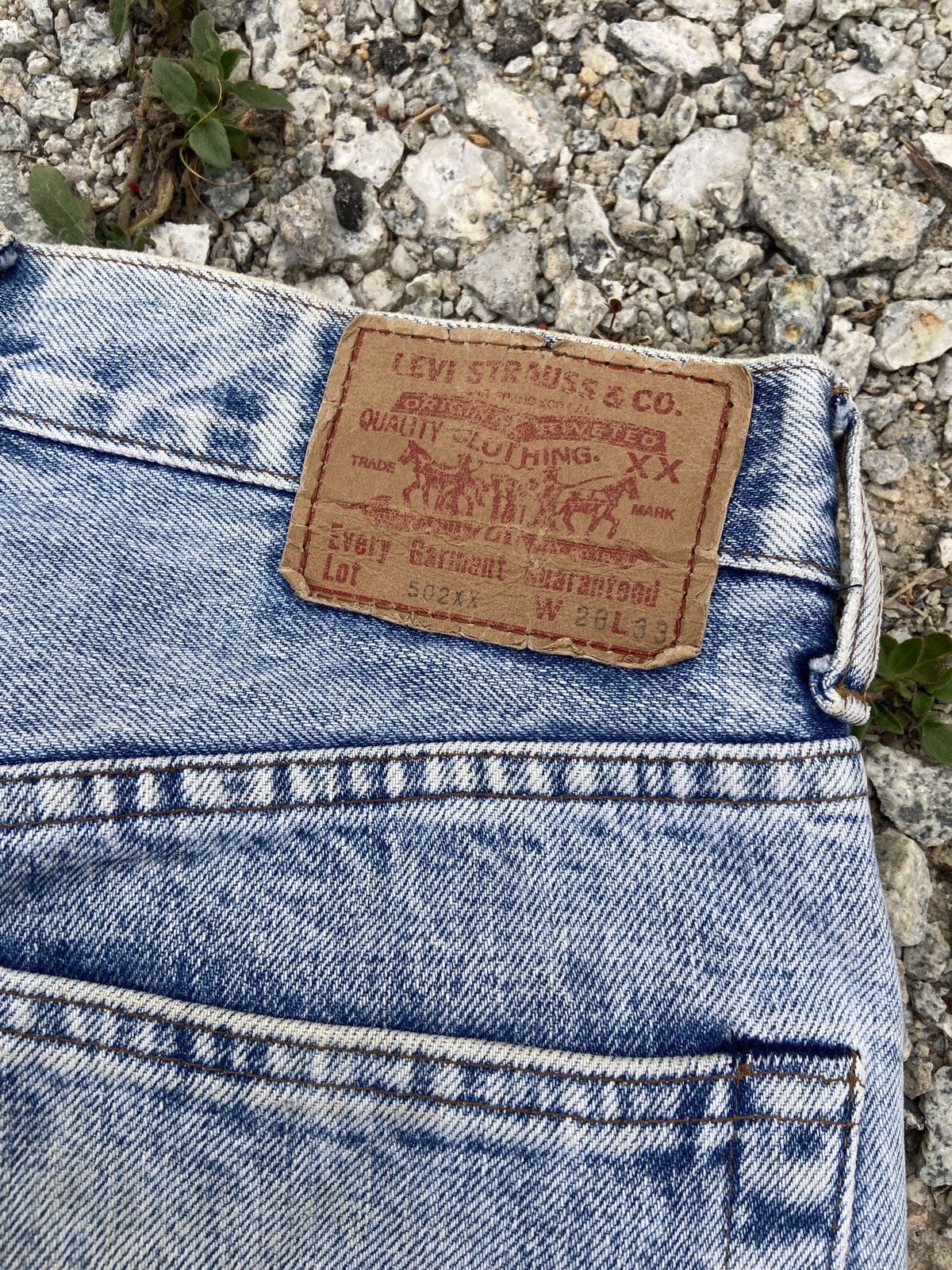 If Six Was Nine × Levi's × Vintage Vintage Levis Big E 502xx Selvadge Denim Size US 28 / EU 44 - 3 Thumbnail