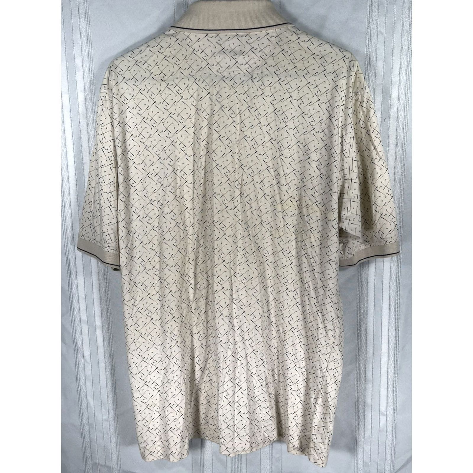 Dockers DOCKERS Polo Shirt Men’s Golf Polo Short Sleeve Casual Beige M Medium Size US M / EU 48-50 / 2 - 3 Thumbnail