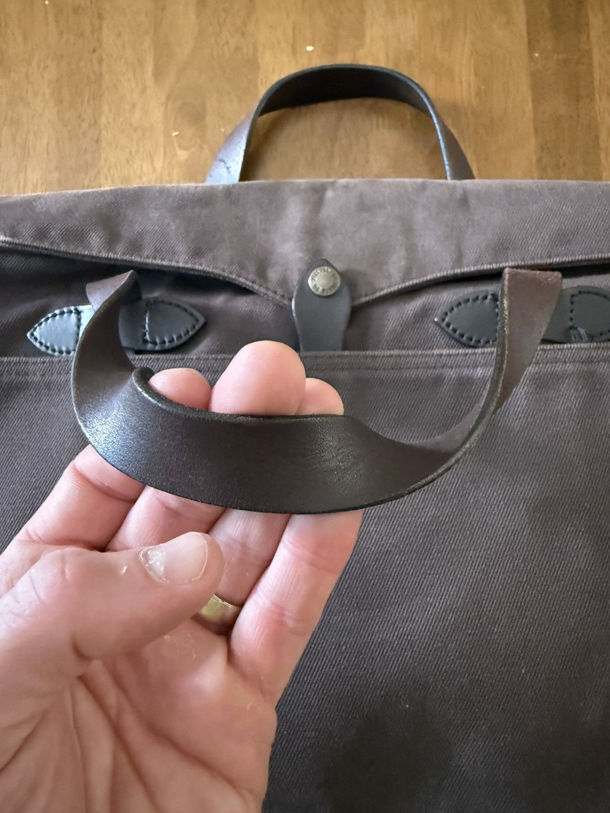 Filson Filson 256 Original Briefcase Brown USA Old Tag EXCELLENT Size ONE SIZE - 5 Thumbnail
