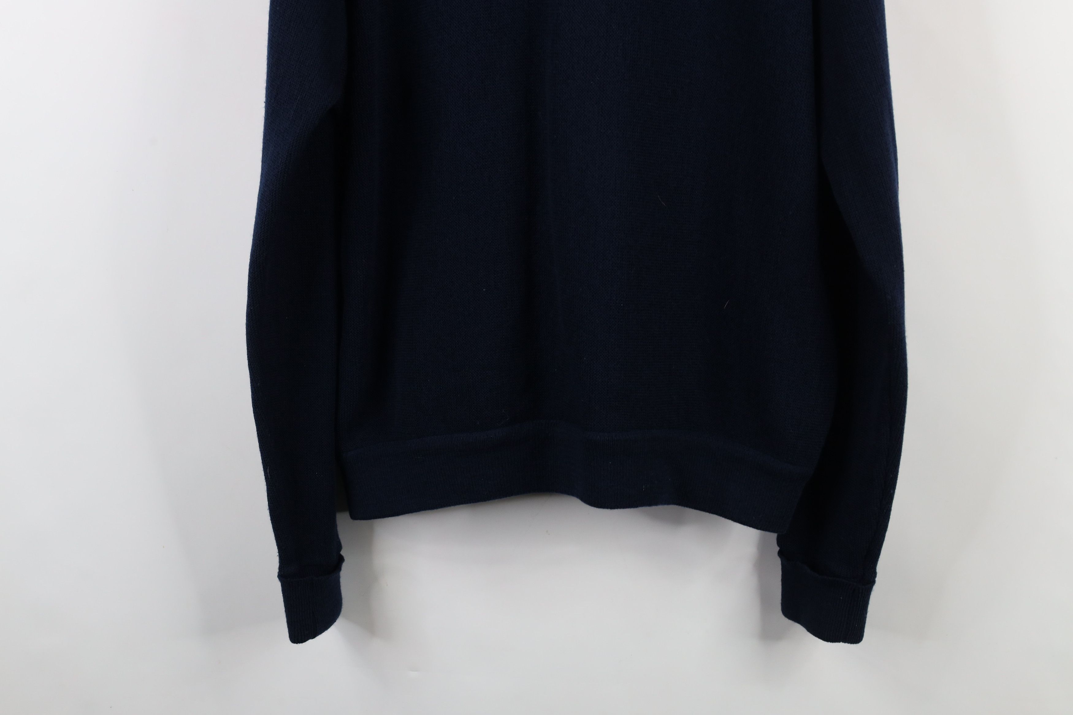 Vintage Vintage 90s Streetwear Blank Knit Grandpa Cardigan Sweater Size US XL / EU 56 / 4 - 12 Thumbnail