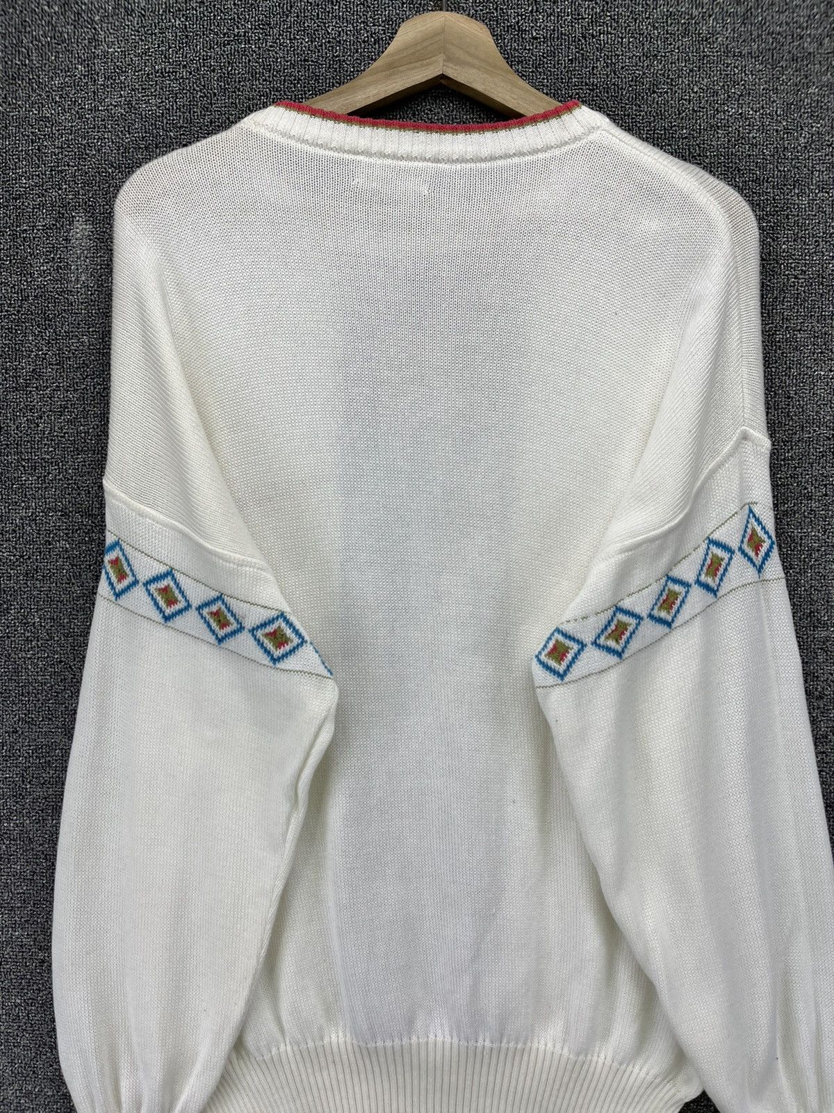 Japanese Brand Vintage Takashimaya Navajo Cable Knit Sweater Size US M / EU 48-50 / 2 - 9 Thumbnail