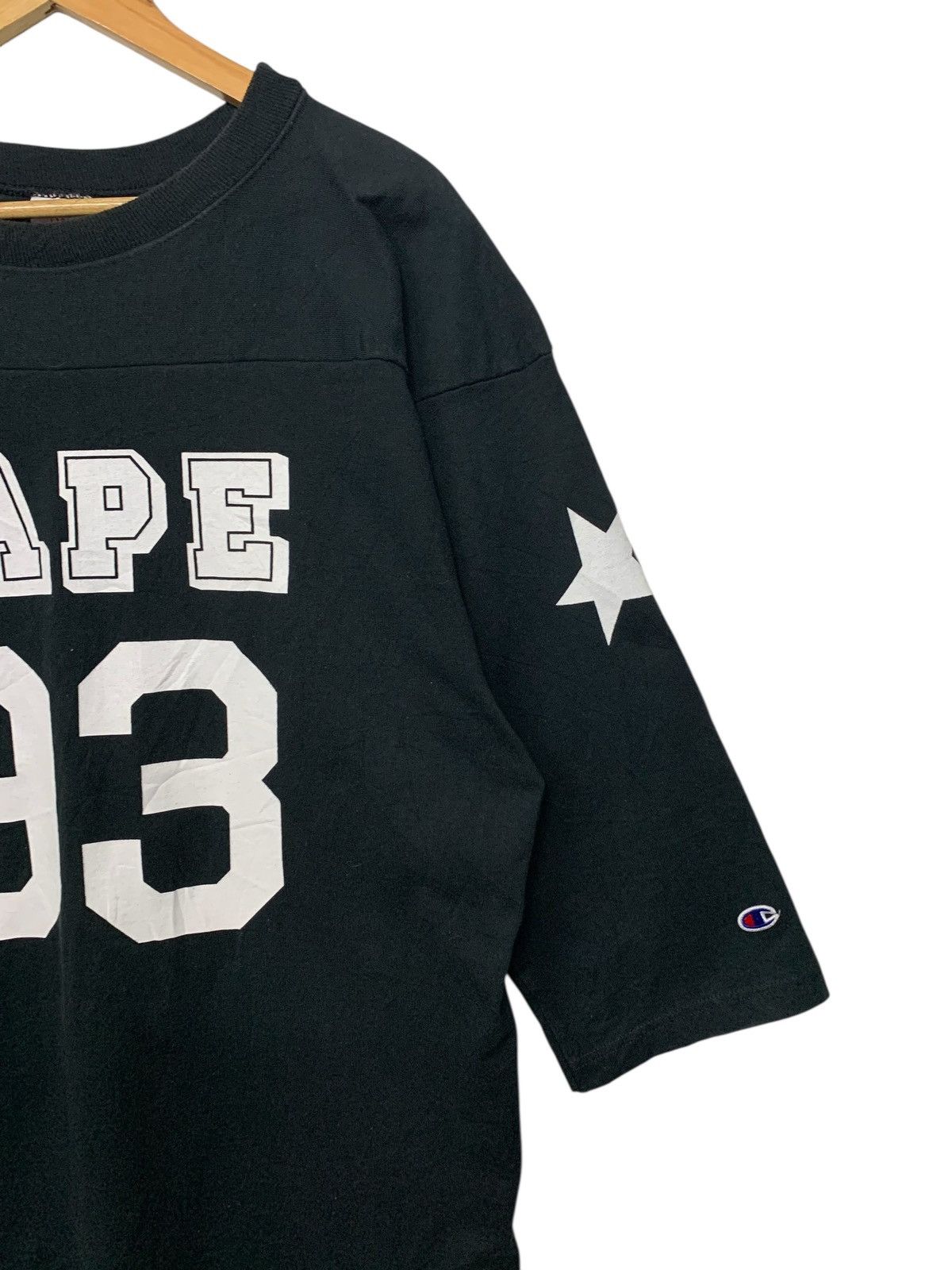 Bape × Champion × Vintage Very Rare‼️Champion X A Bathing Ape T Shirt Made In USA Size US XL / EU 56 / 4 - 11 Thumbnail