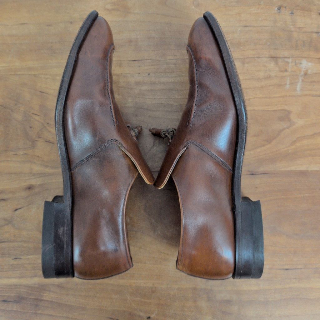 Vintage Men's Vintage Iron Age Steel Toe Tassel Loafers Size 10 Size US 10.5 / EU 43-44 - 6 Thumbnail