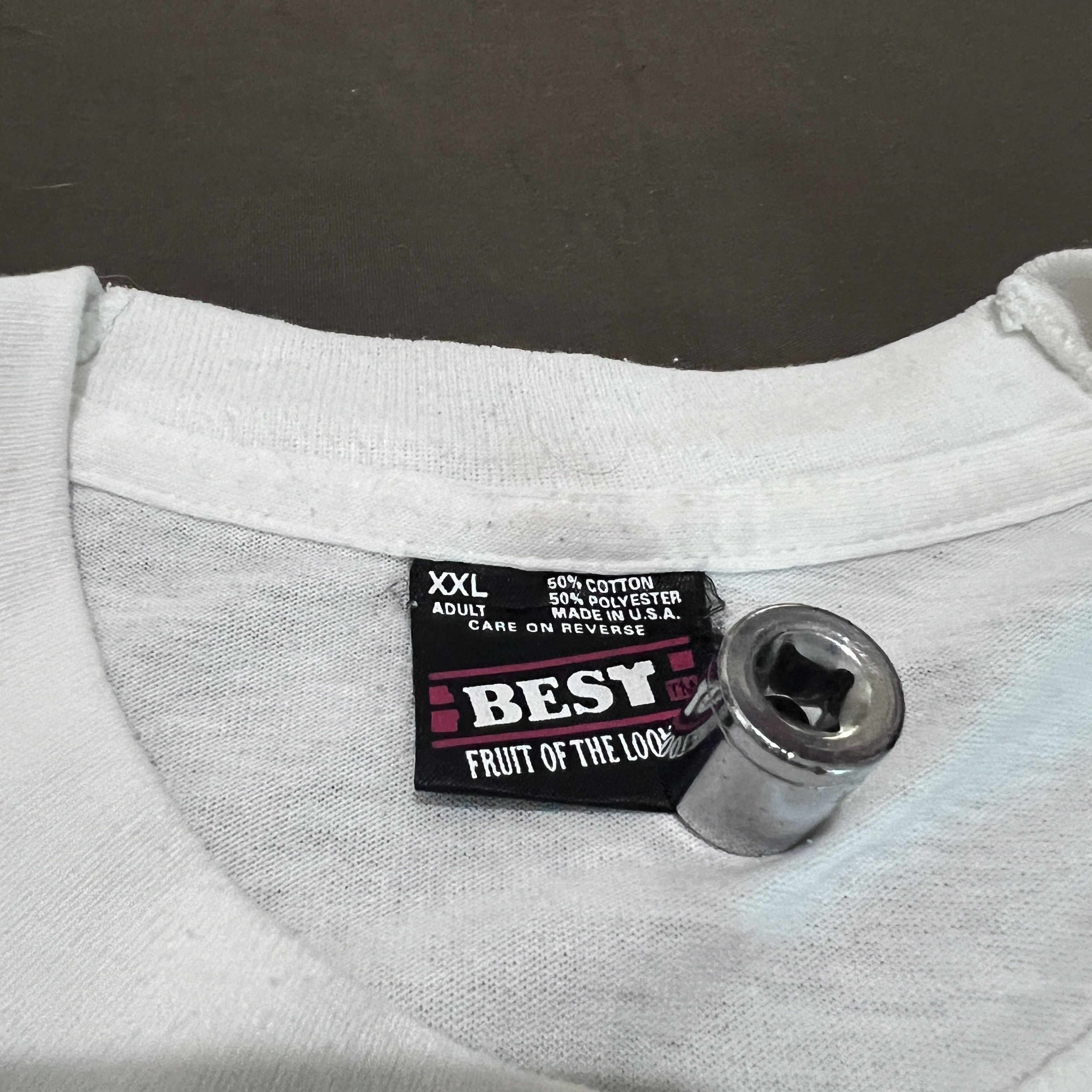 Vintage Vintage 90s Jesus God Lord Bible Holy Tee 2XL Single stitch Size US XXL / EU 58 / 5 - 4 Thumbnail