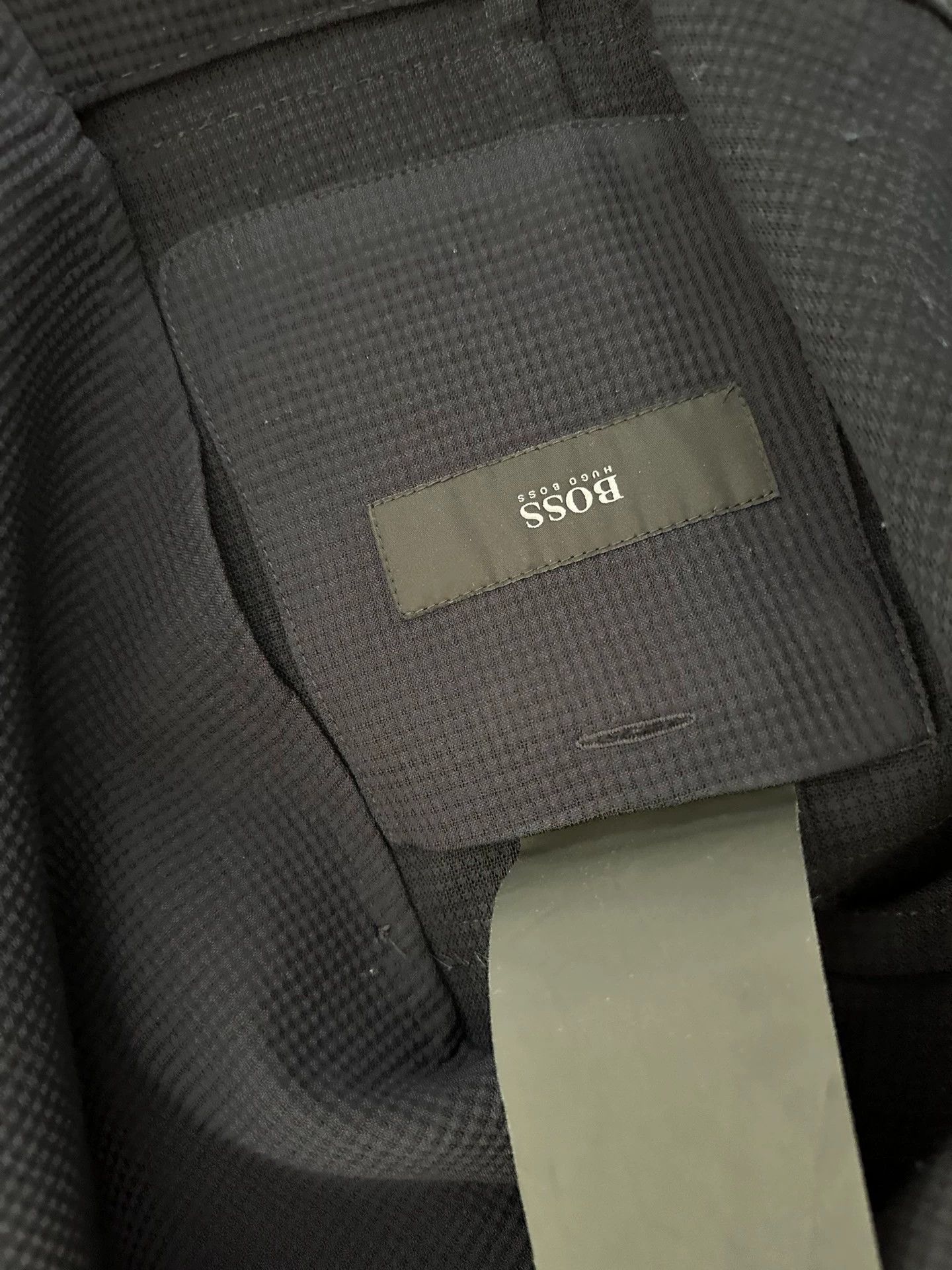 Hugo Boss HUGO BOSS Men's Grid Check Wool Blend Blazer 50 Size 50R - 3 Thumbnail