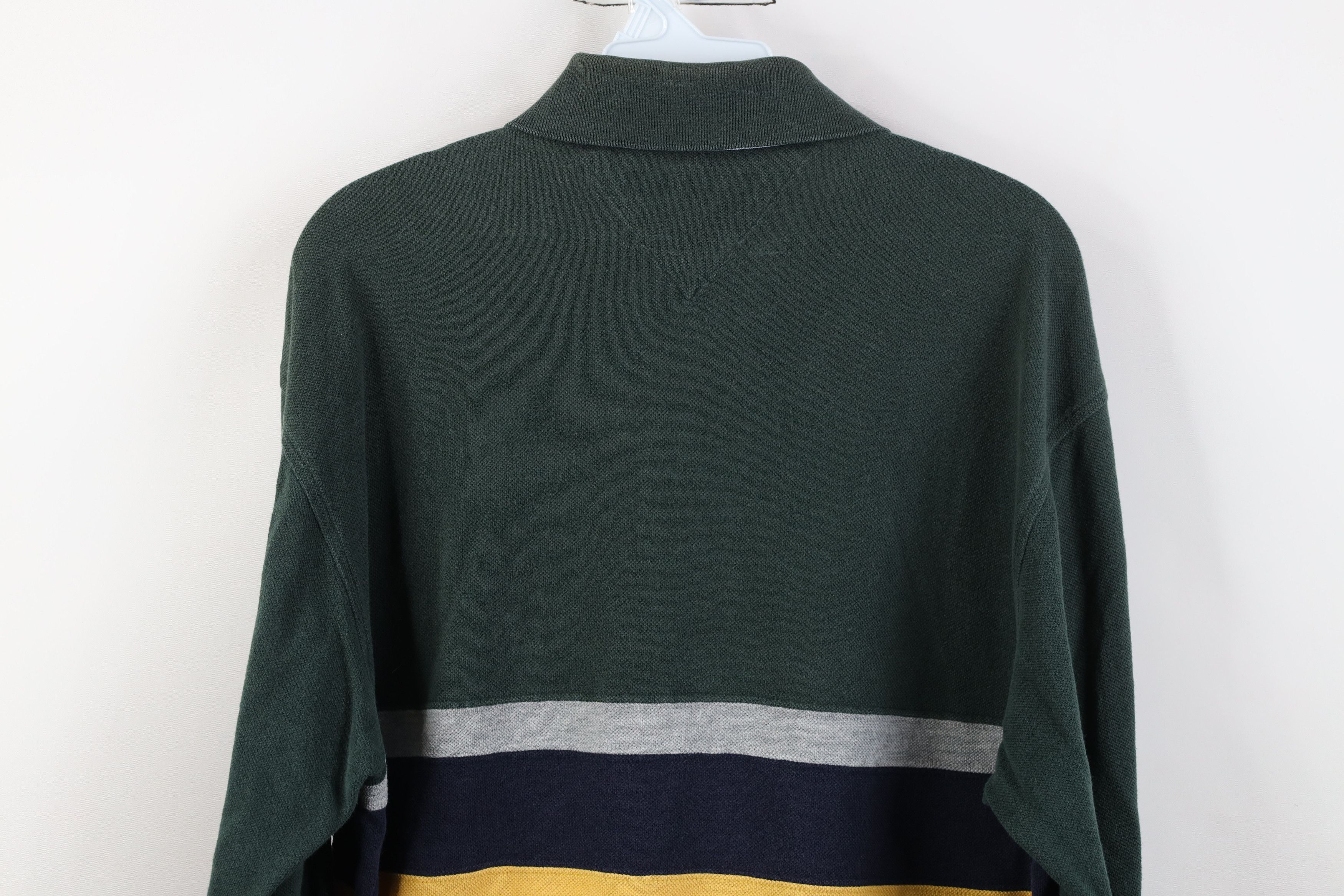 Tommy Hilfiger Vintage 90s Y2K Tommy Hilfiger Long Sleeve Rugby Polo Size US M / EU 48-50 / 2 - 12 Thumbnail