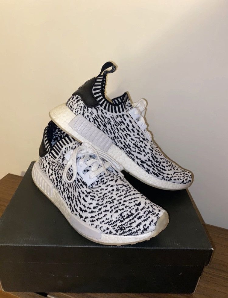 Adidas Nmd R 1 Primeknit Zebra Grailed