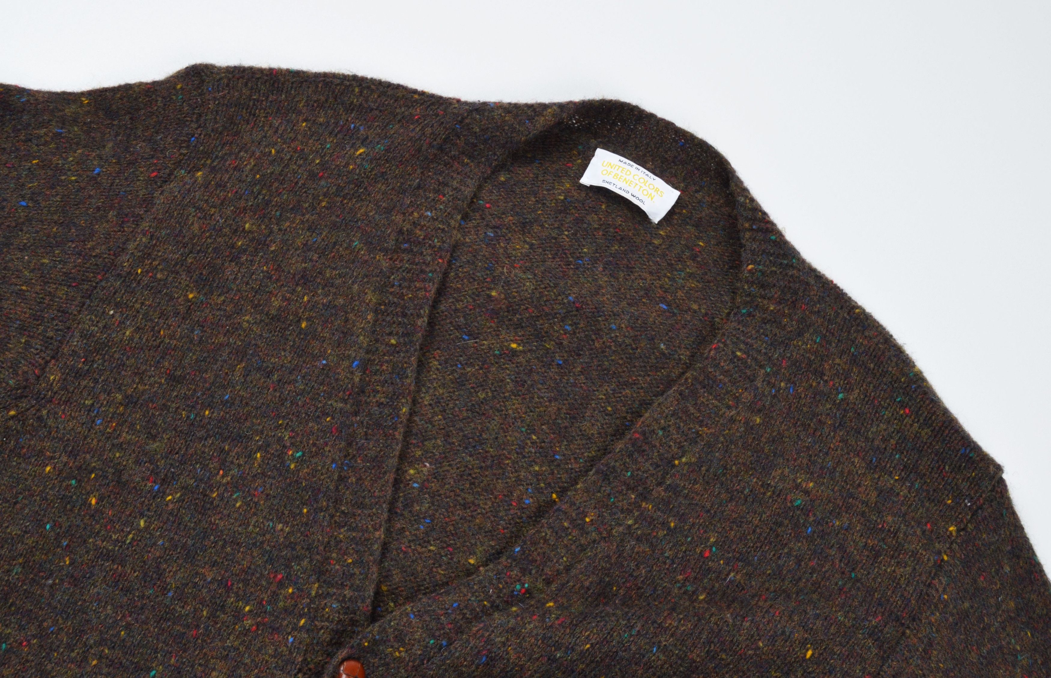 United Colors Of Benetton United Colors Of Benetton 80's Kurt Cobain Style Cardigan Size US M / EU 48-50 / 2 - 2 Thumbnail