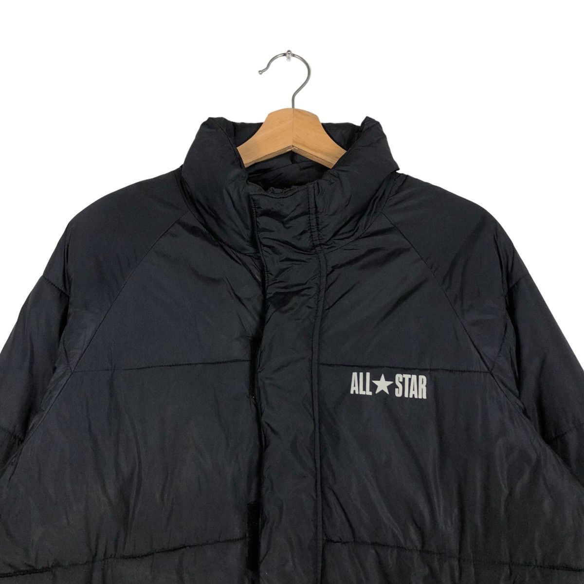 Japanese Brand 🔥90’s Vintage Down Puffer Jacket All Star Converse Size US L / EU 52-54 / 3 - 3 Thumbnail