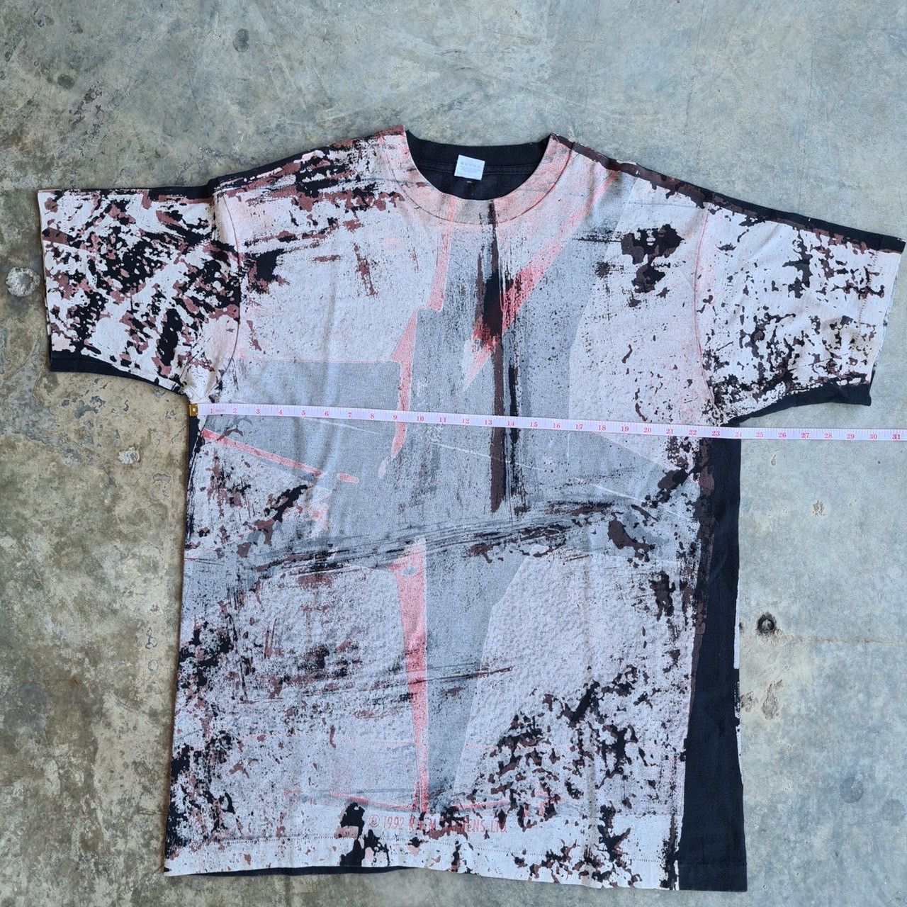 Band Tees × R.E.M. × Vintage *RARE* VINTAGE 90s R.E.M REM T-SHIRT AOP 1992 Size US XL / EU 56 / 4 - 6 Thumbnail