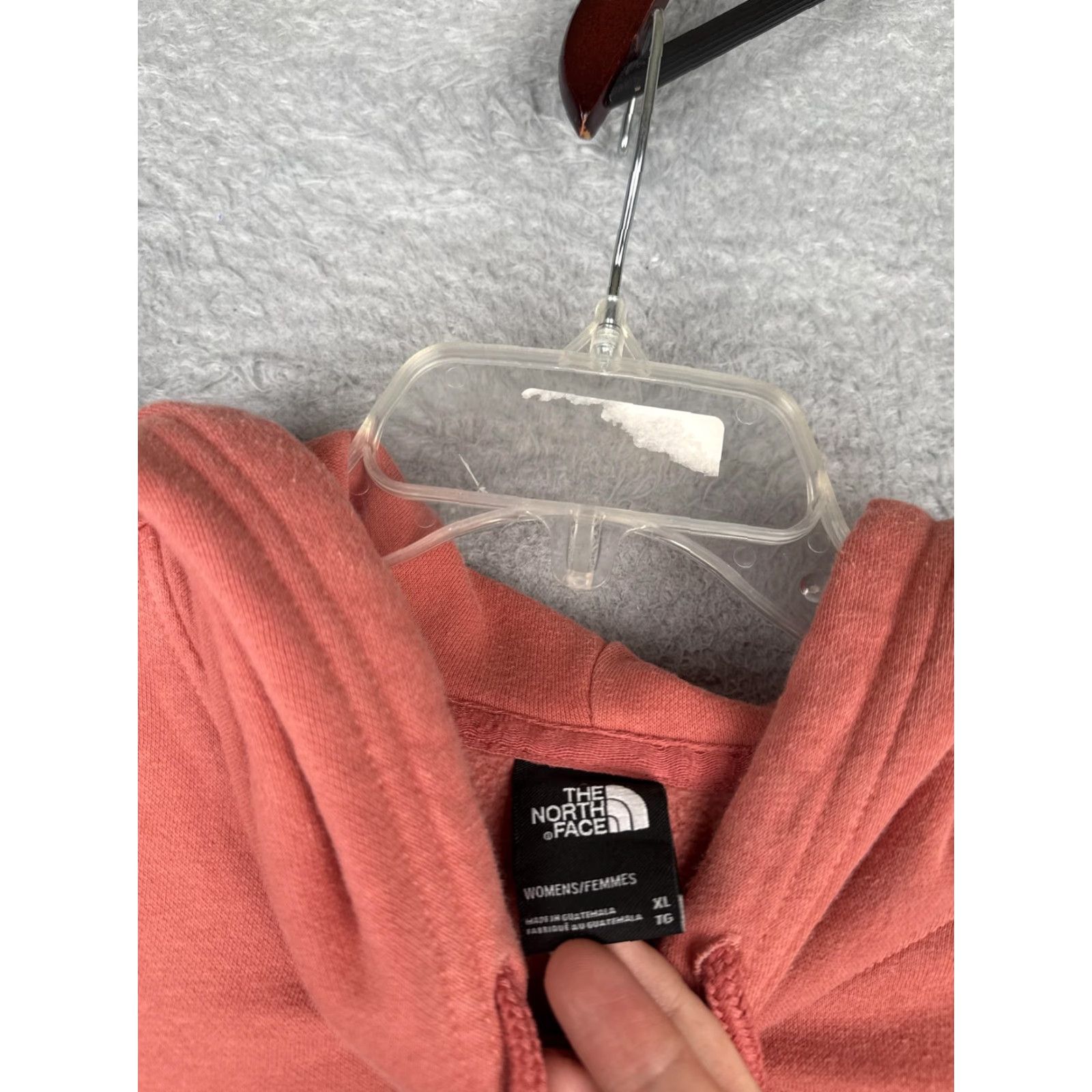 The North Face The North Face Hoodie Womens XL Pink Never Stop Exploring Logo Pullover Jersey Size XL / US 12-14 / IT 48-50 - 7 Thumbnail