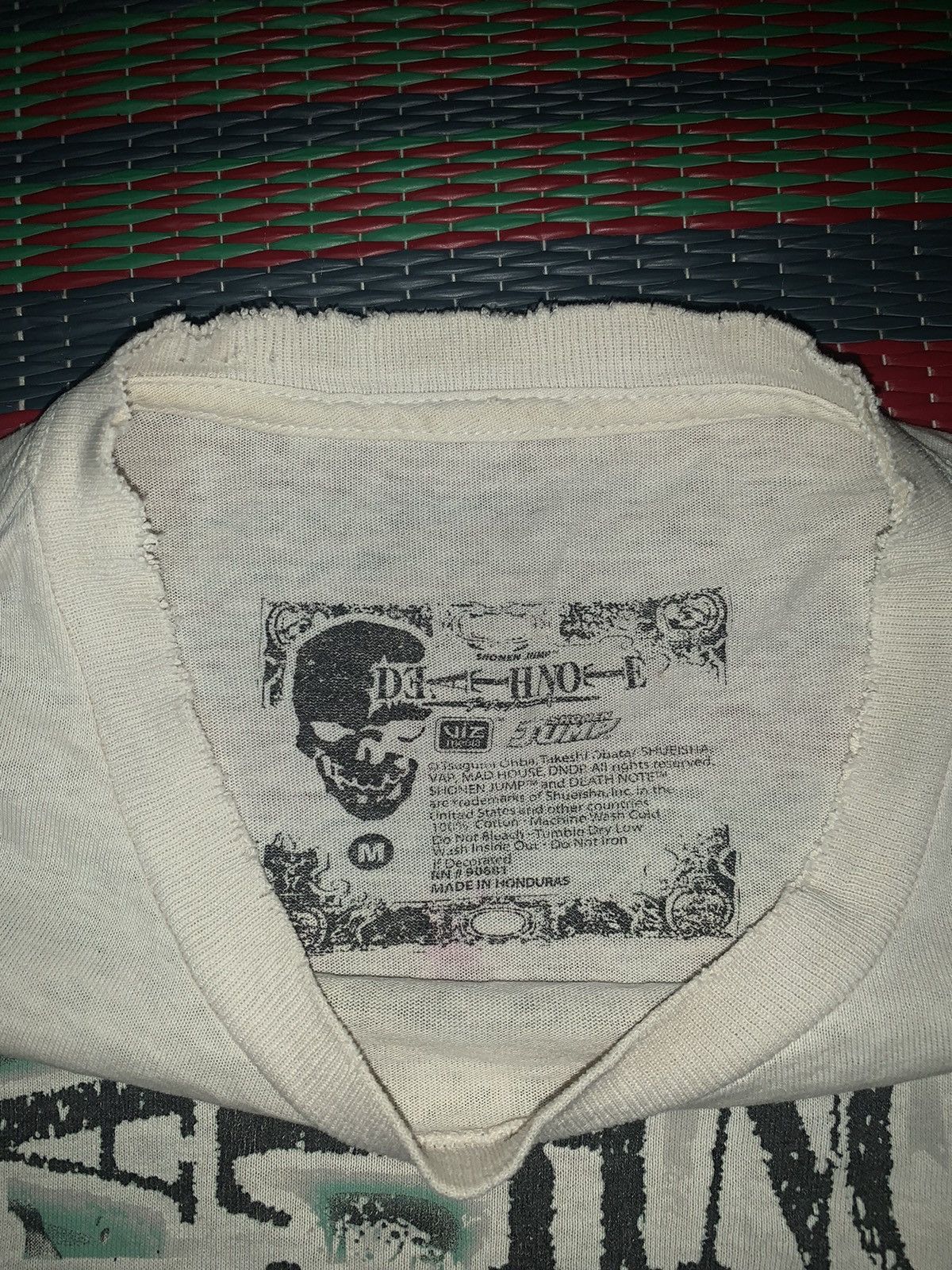 Anime Vintage DEATH NOTE DISTRESSED Promo T-shirt Character(L) Size US M / EU 48-50 / 2 - 2 Thumbnail