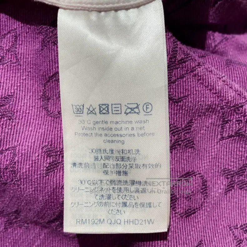 Louis Vuitton Louis Vuitton Full logo purple jeans Size US 30 / EU 46 - 6 Thumbnail