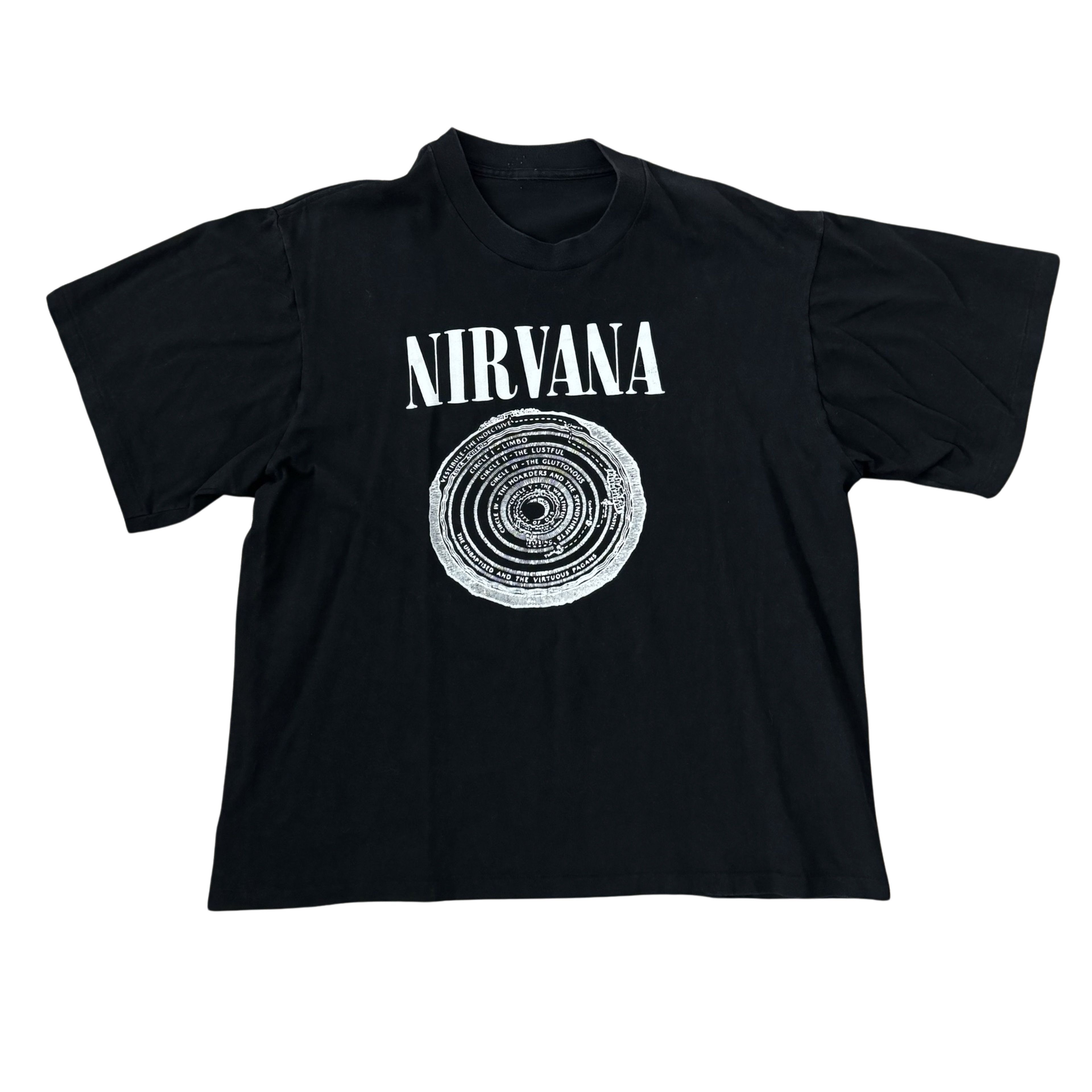 ミュージシャン NIRVANA Y2K 2003 VESTIBULE GLDAN XL Nirvana × Vintage Nirvana Vestibule Shirt y2k | Grailed