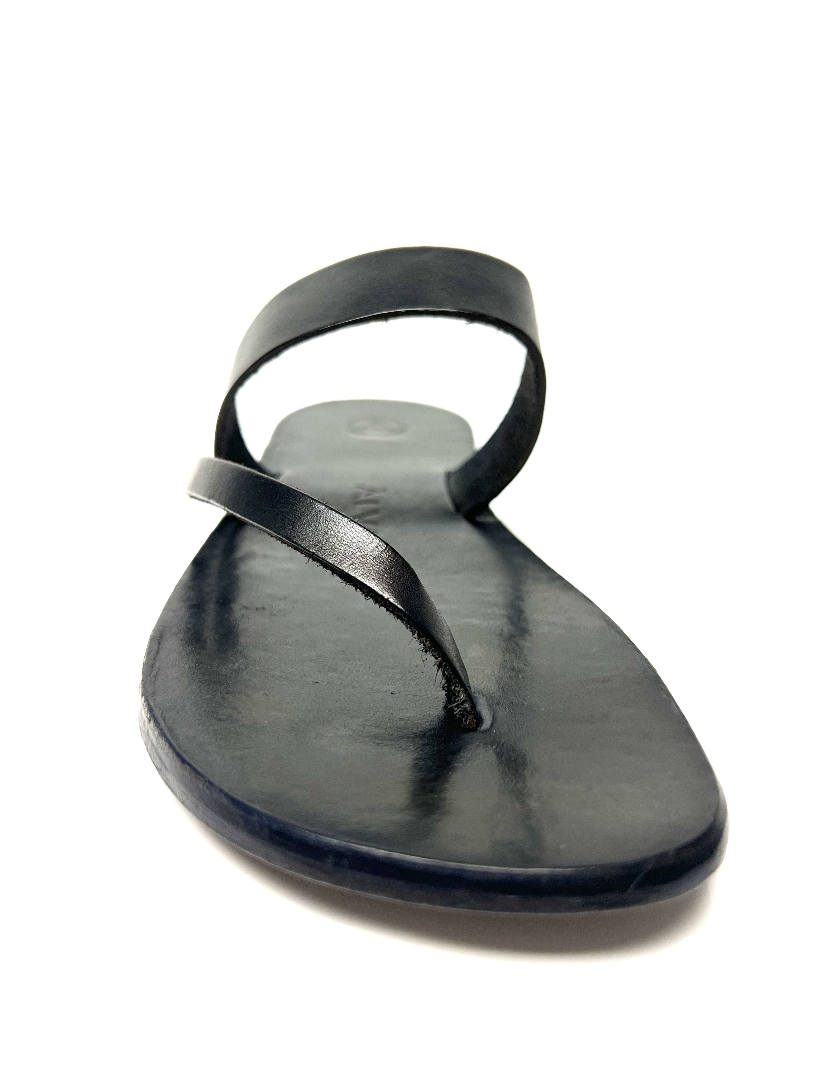 Other ALVARO GONZALEZ BLEU LEATHER HAND MADE SLIDE / SANDAL Size US 11 / EU 44 - 13 Thumbnail