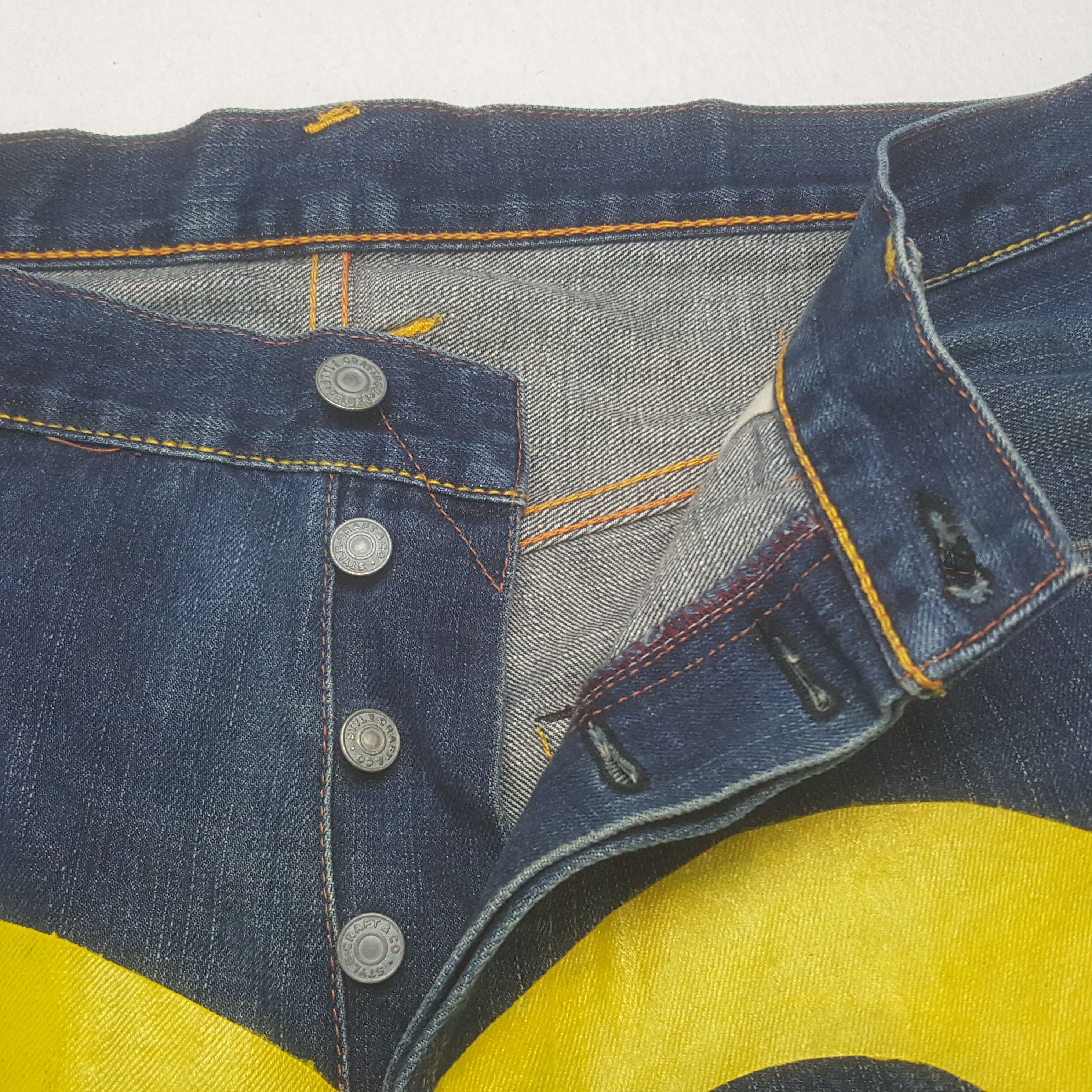 Evisu Vintage Evisu Japanese Brand Daicock Custom Art Denim Jeans Size US 34 / EU 50 - 7 Thumbnail