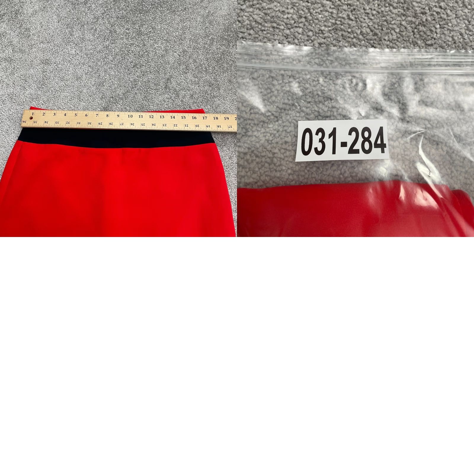 Banana Republic Banana Republic Skirt Pencil Womens 12 Red Black Back Slit Lined Casual Vintage No Size 34" / US 12 / IT 48 - 9 Thumbnail
