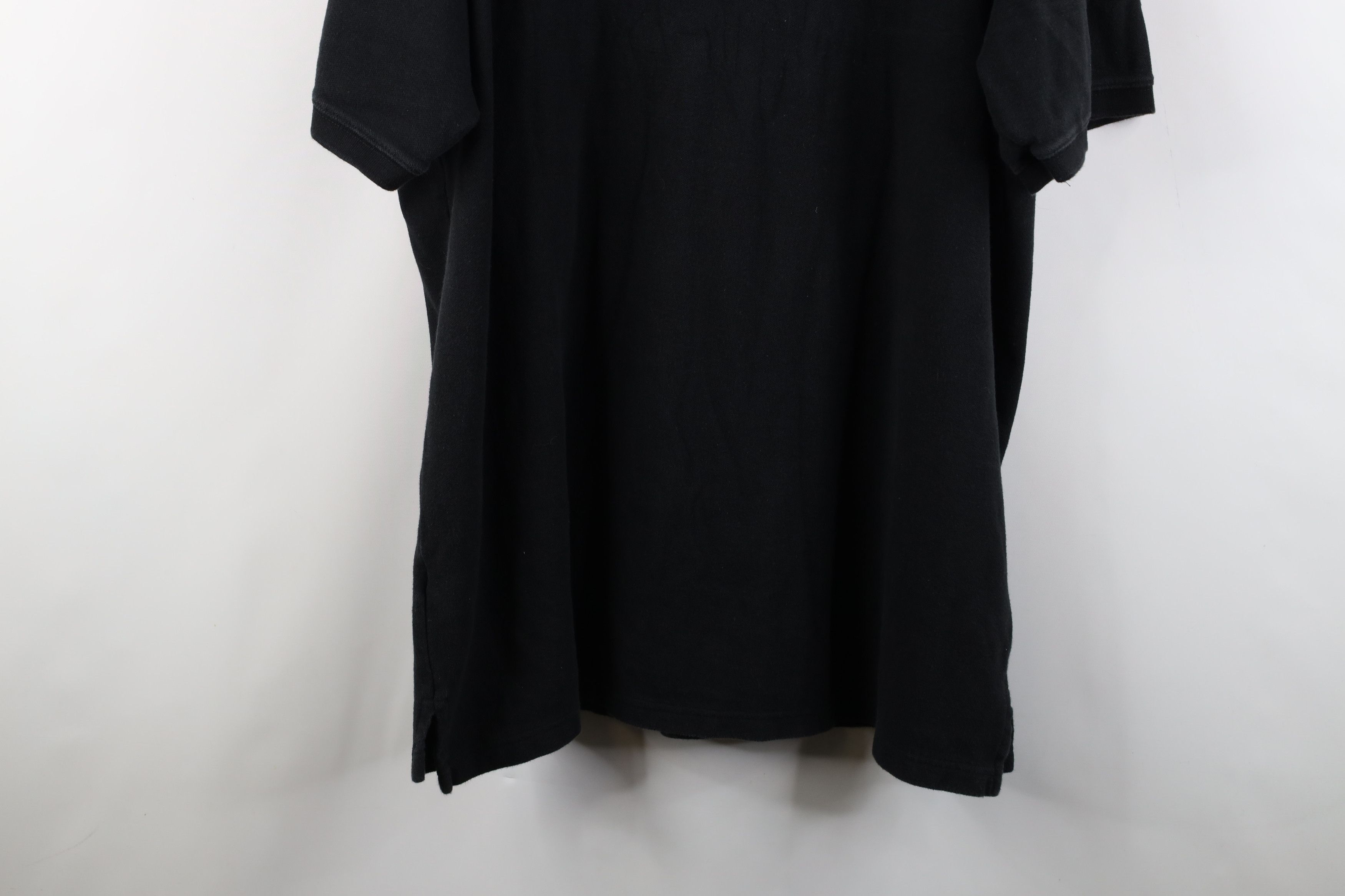 Eddie Bauer × Vintage Vintage 90s Eddie Bauer Blank Collared Polo Shirt Black Size US XXL / EU 58 / 5 - 13 Thumbnail