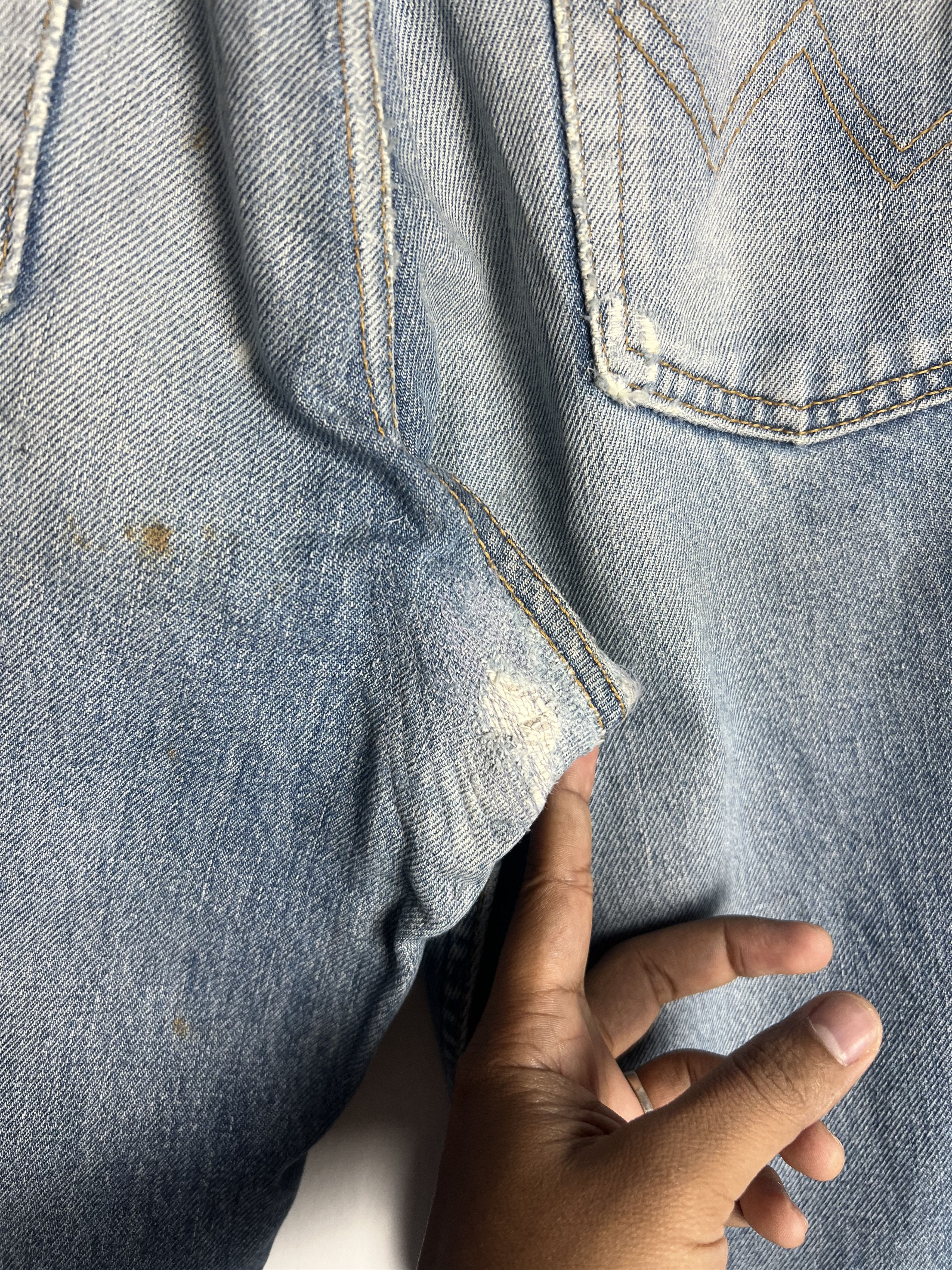 Edwin Vintage Edwin Made in USA Denim Distressed Size US 34 / EU 50 - 12 Thumbnail