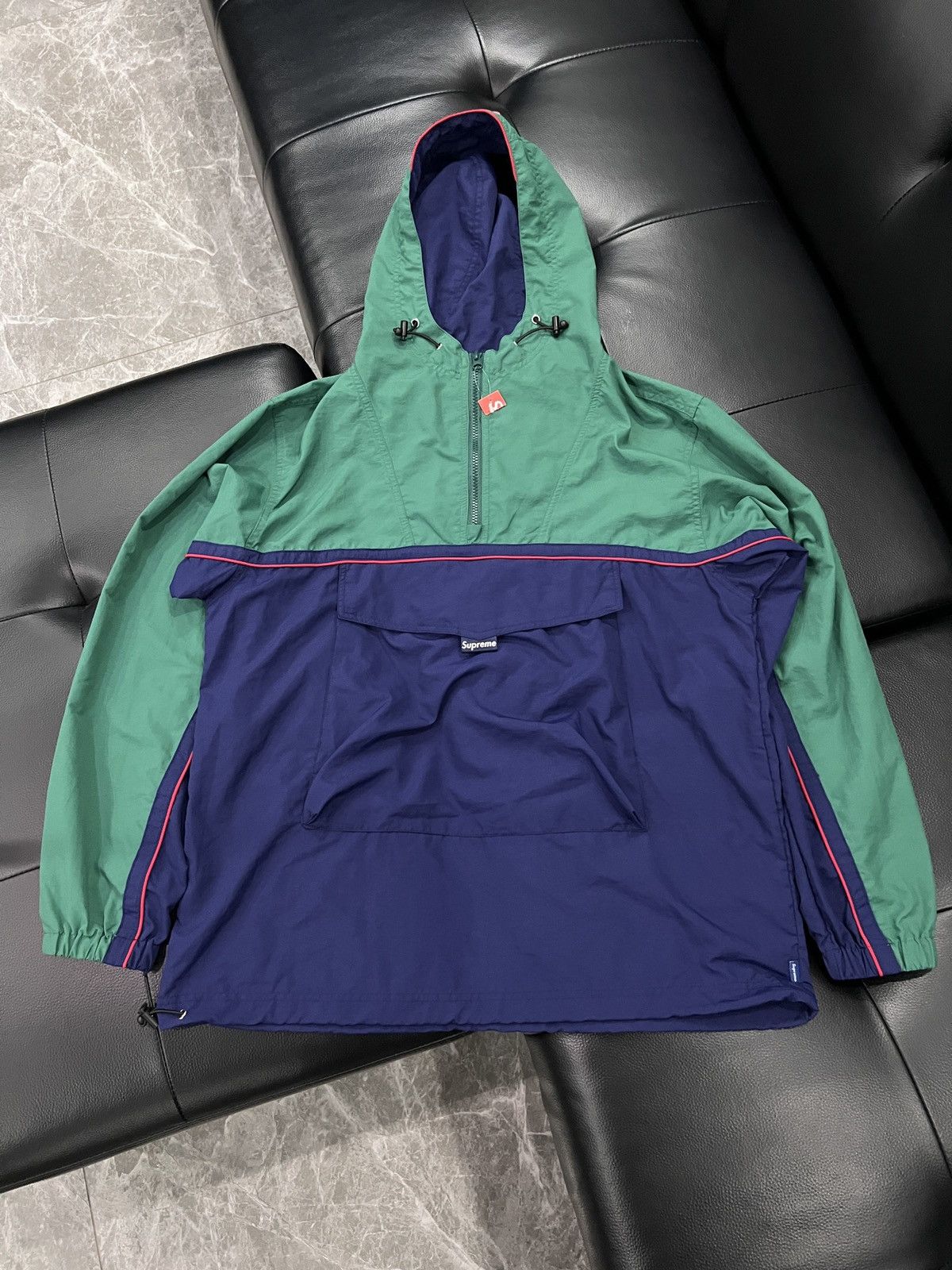 Supreme Supreme SS18 Colorblock Half-Zip Hooded Jacket Size US M / EU 48-50 / 2 - 1 Thumbnail