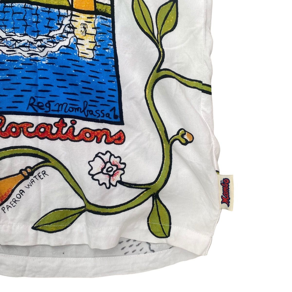 Mambo Rare 1990s “Patterns of Migration” Reg Mombassa Rayon shirt Size US M / EU 48-50 / 2 - 4 Thumbnail