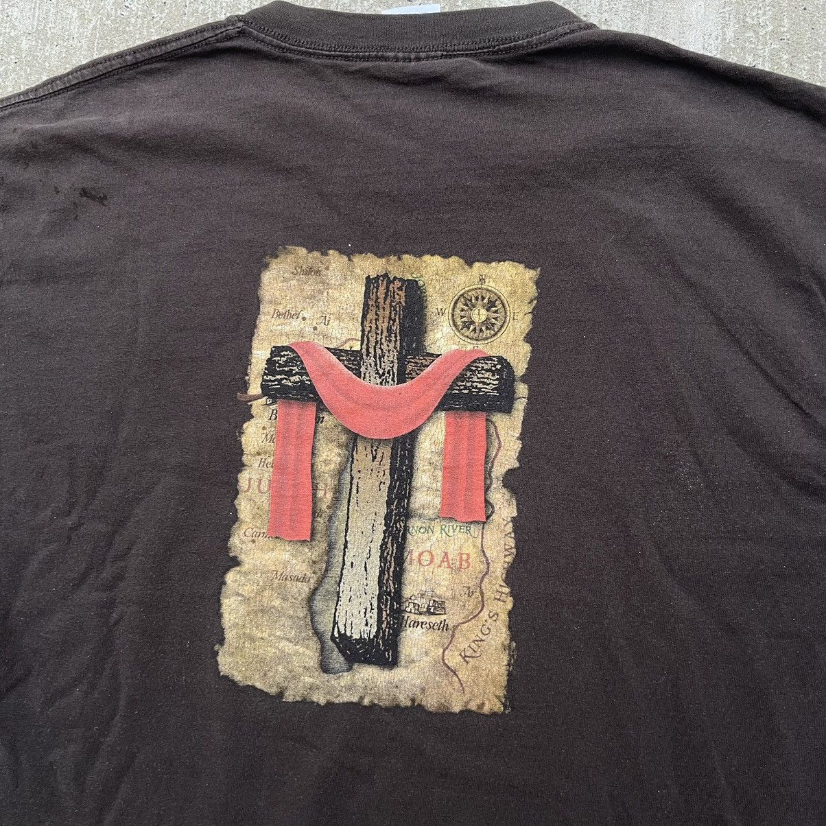 Gildan Vintage BIBLE RUTH CROSS Gildan Shirt Size US L / EU 52-54 / 3 - 6 Thumbnail