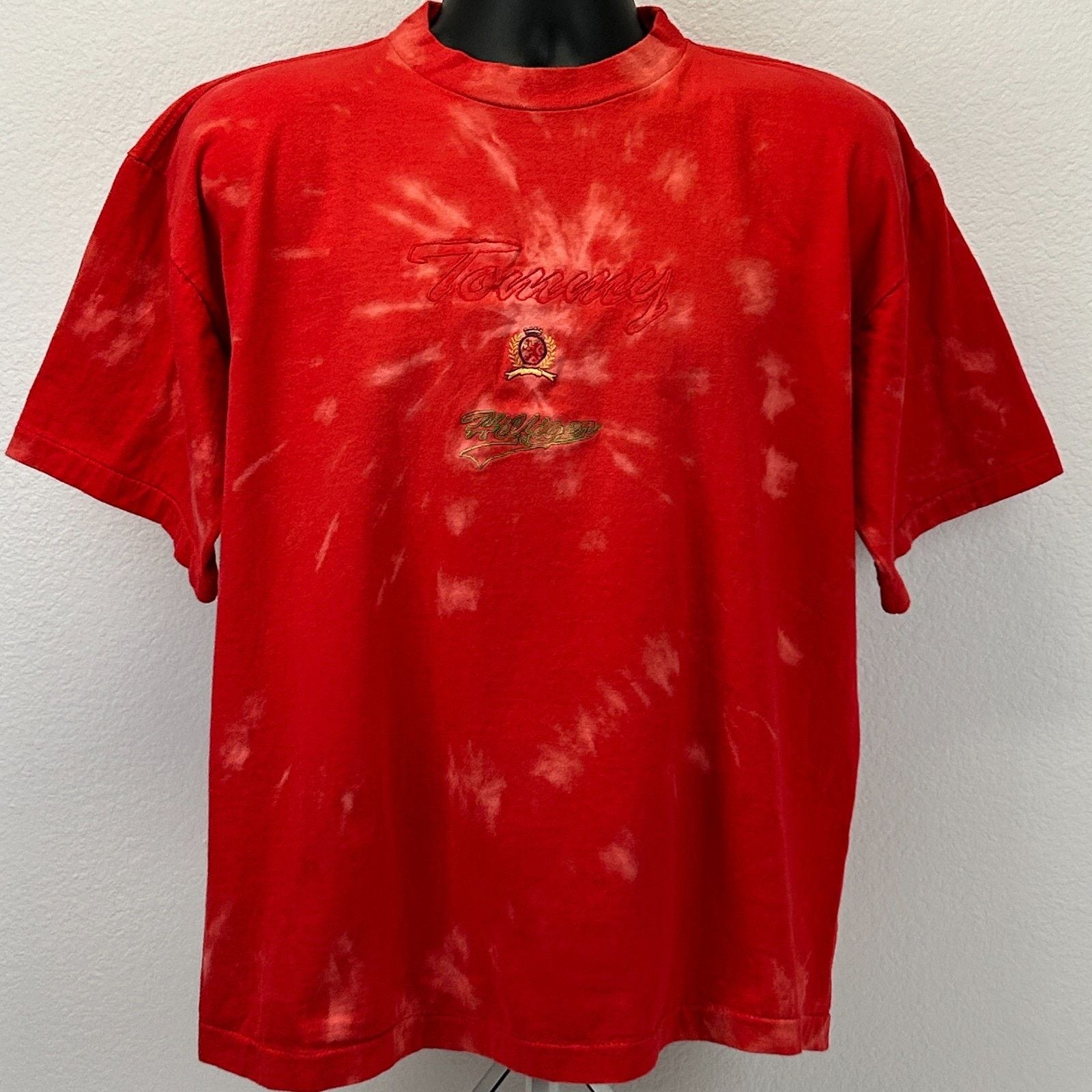 Tommy Hilfiger Vintage 90s Tommy Hilfiger T Shirt Embroidered XL X-Large Size US XL / EU 56 / 4 - 2 Thumbnail