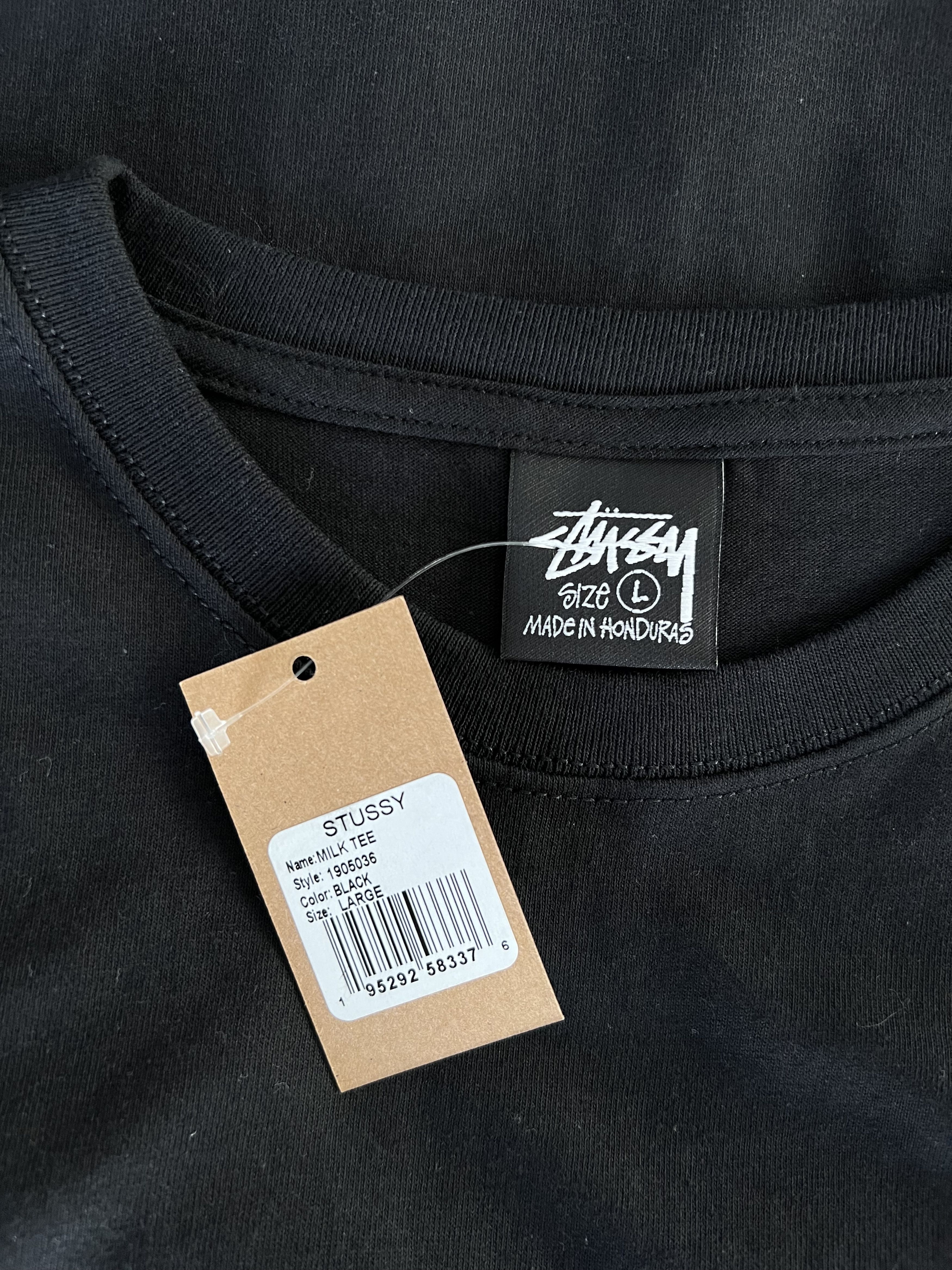 Stussy Stussy Milk Carton Tee in Black Size US L / EU 52-54 / 3 - 5 Thumbnail