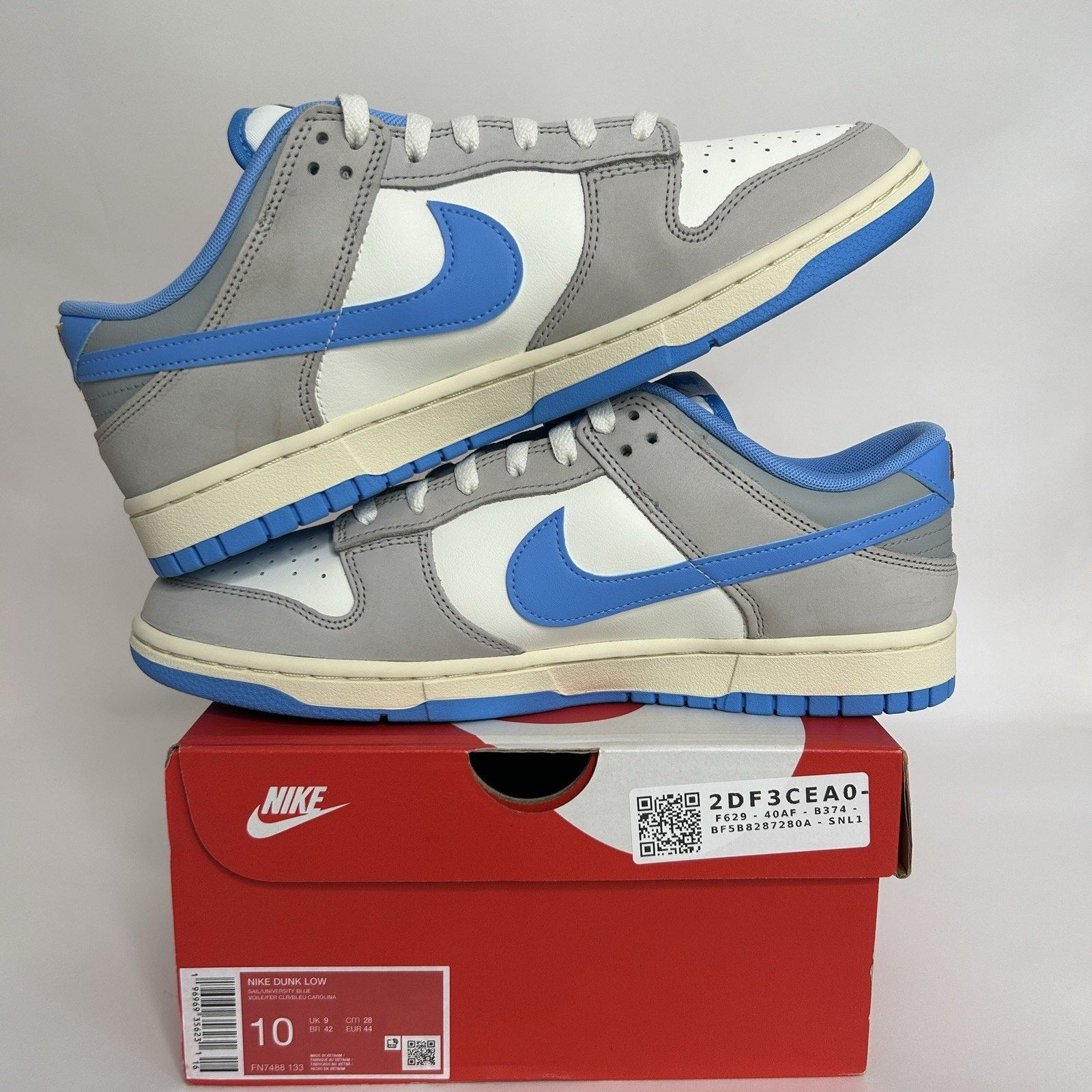 Nike Nike Dunk Low Athletic Department ”University Blue” Size US 10 / EU 43 - 3 Thumbnail