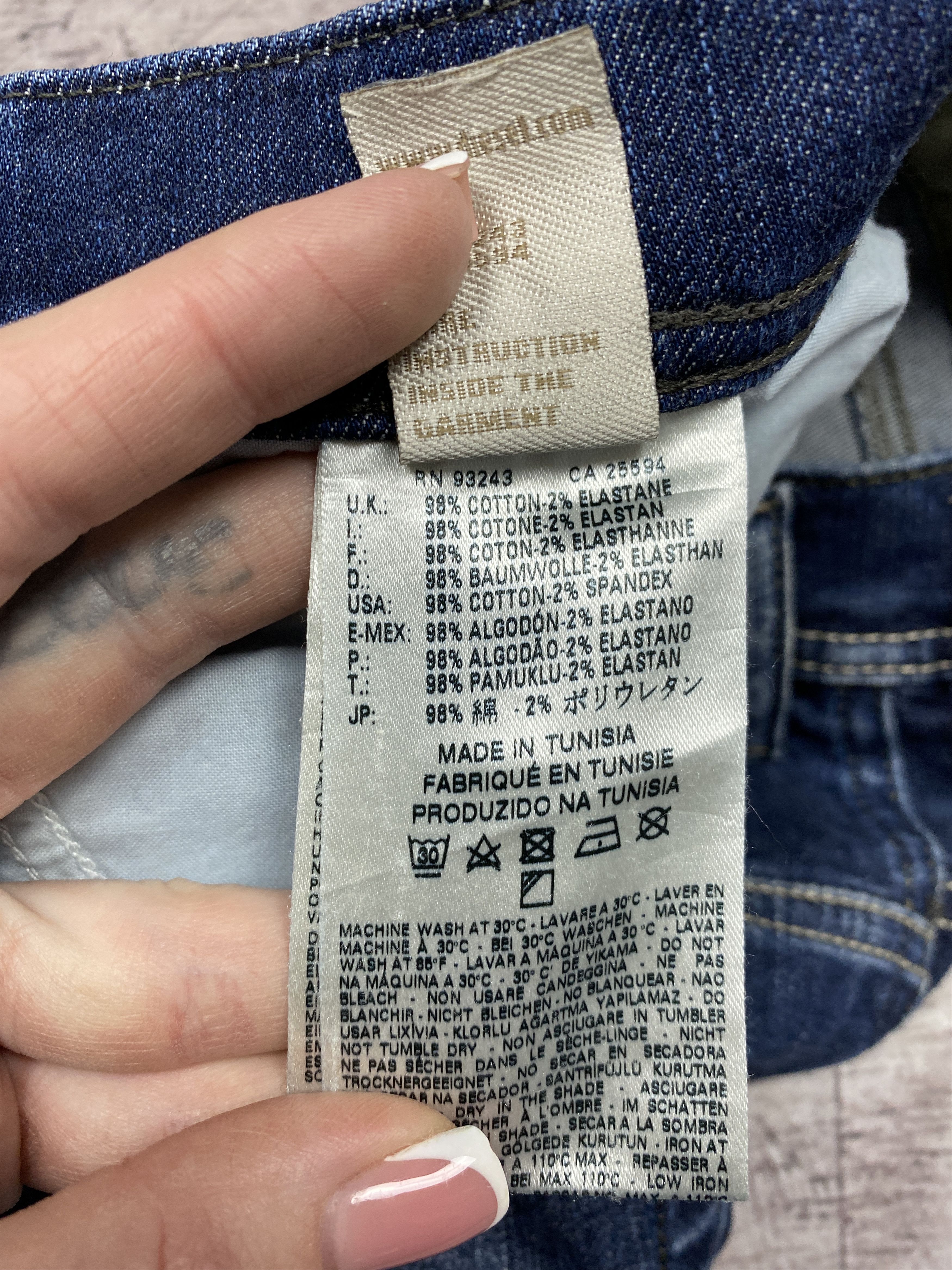 Diesel × Vintage Diesel Tepphar Mens Denim Pants Jeans Size US 34 / EU 50 - 7 Thumbnail