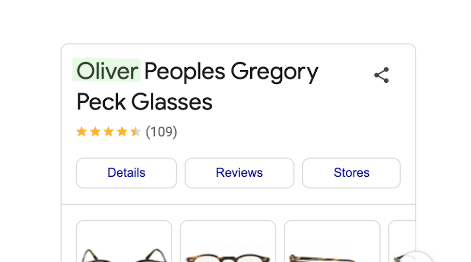 Oliver Peoples OLIVER PEOPLES Gregory Peck POLAR 49mm OV5217S MSRP$526 Size ONE SIZE - 7 Thumbnail