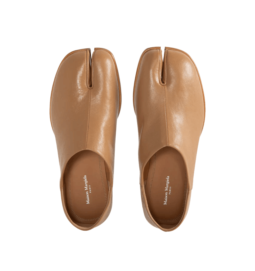 Maison Margiela o1h1sh11225 Tabi Babouche Shoe in Beige Size US 9.5 / IT 39.5 - 3 Thumbnail