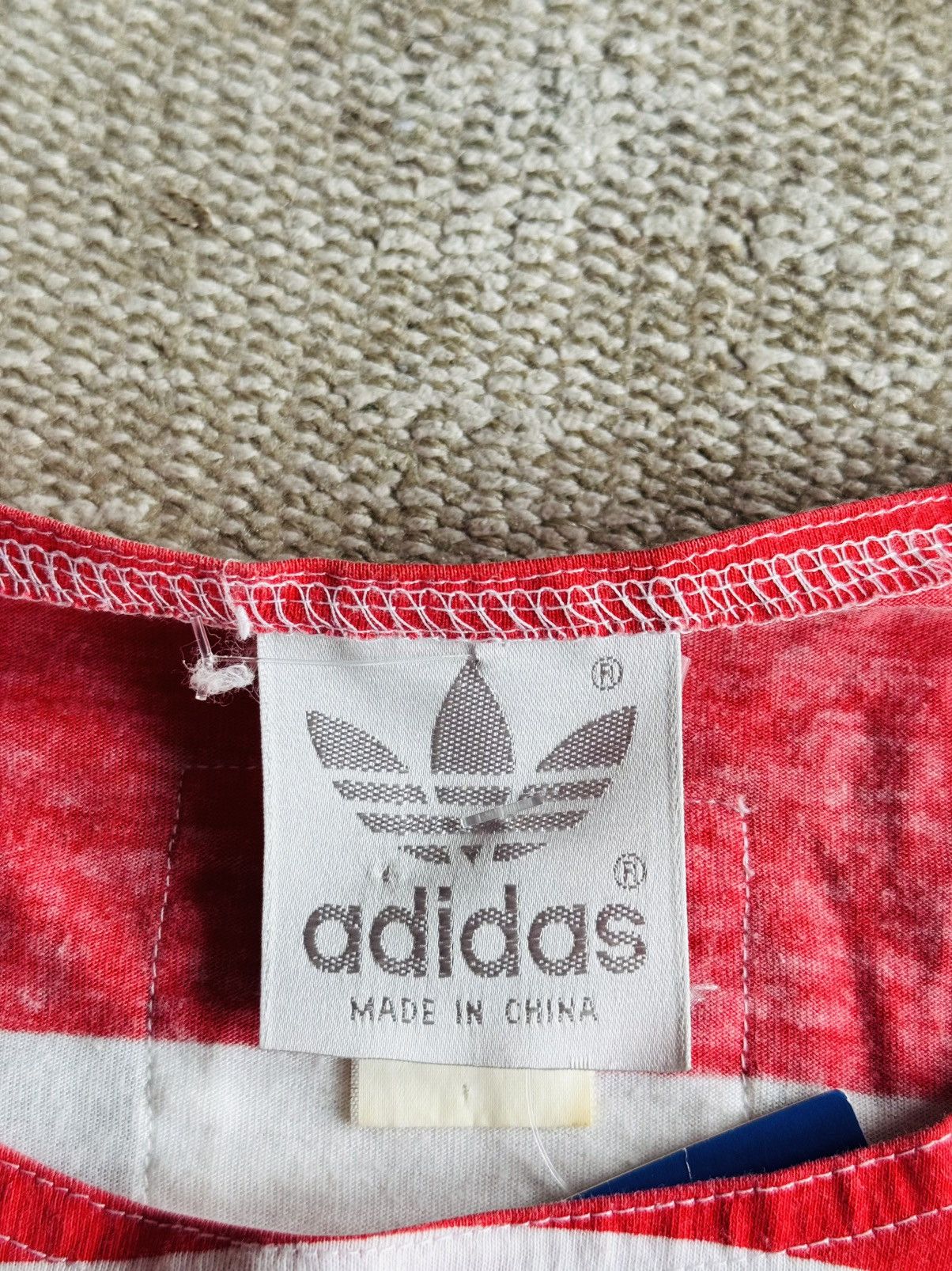 Adidas Adidas Originals 1988 Olympics vintage striped tank top sz L Size US L / EU 52-54 / 3 - 5 Thumbnail