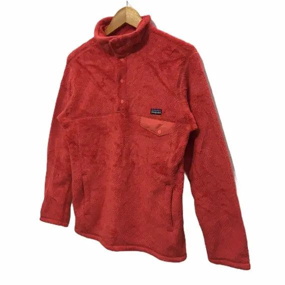 Patagonia Vtg PATAGONIA Fleece Jacket Snap Button Pocket Sweatshirt Size S / US 4 / IT 40 - 3 Thumbnail